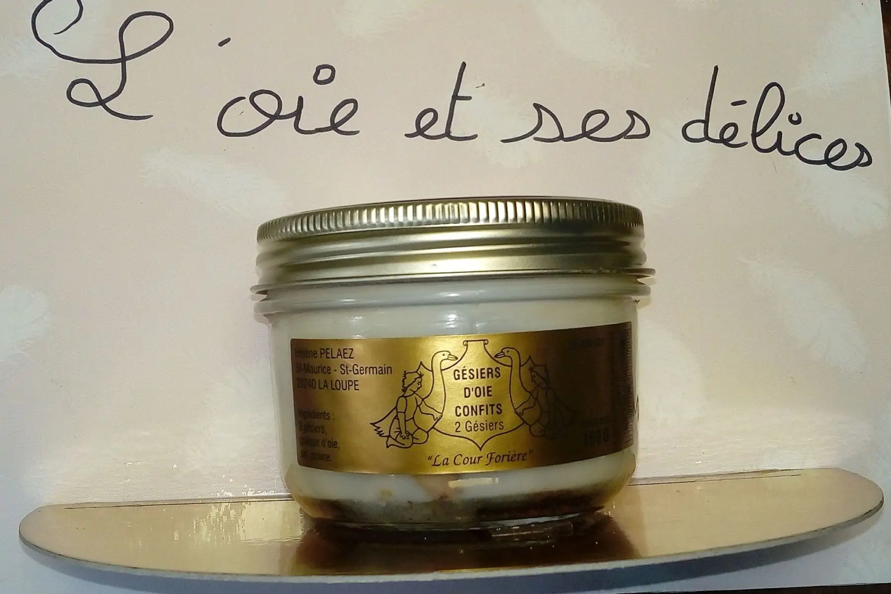 Gésiers d'oie confits par 2