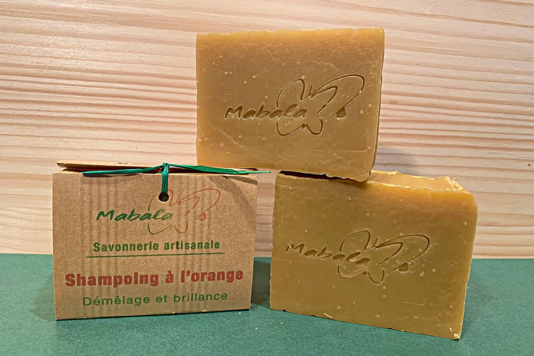 shampoing à l'orange