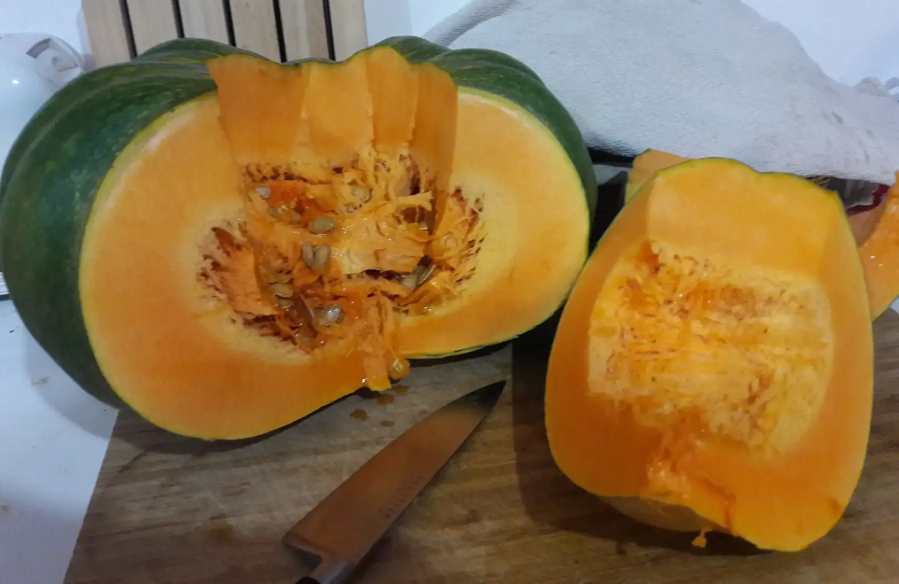 courge musquée (à la coupe)