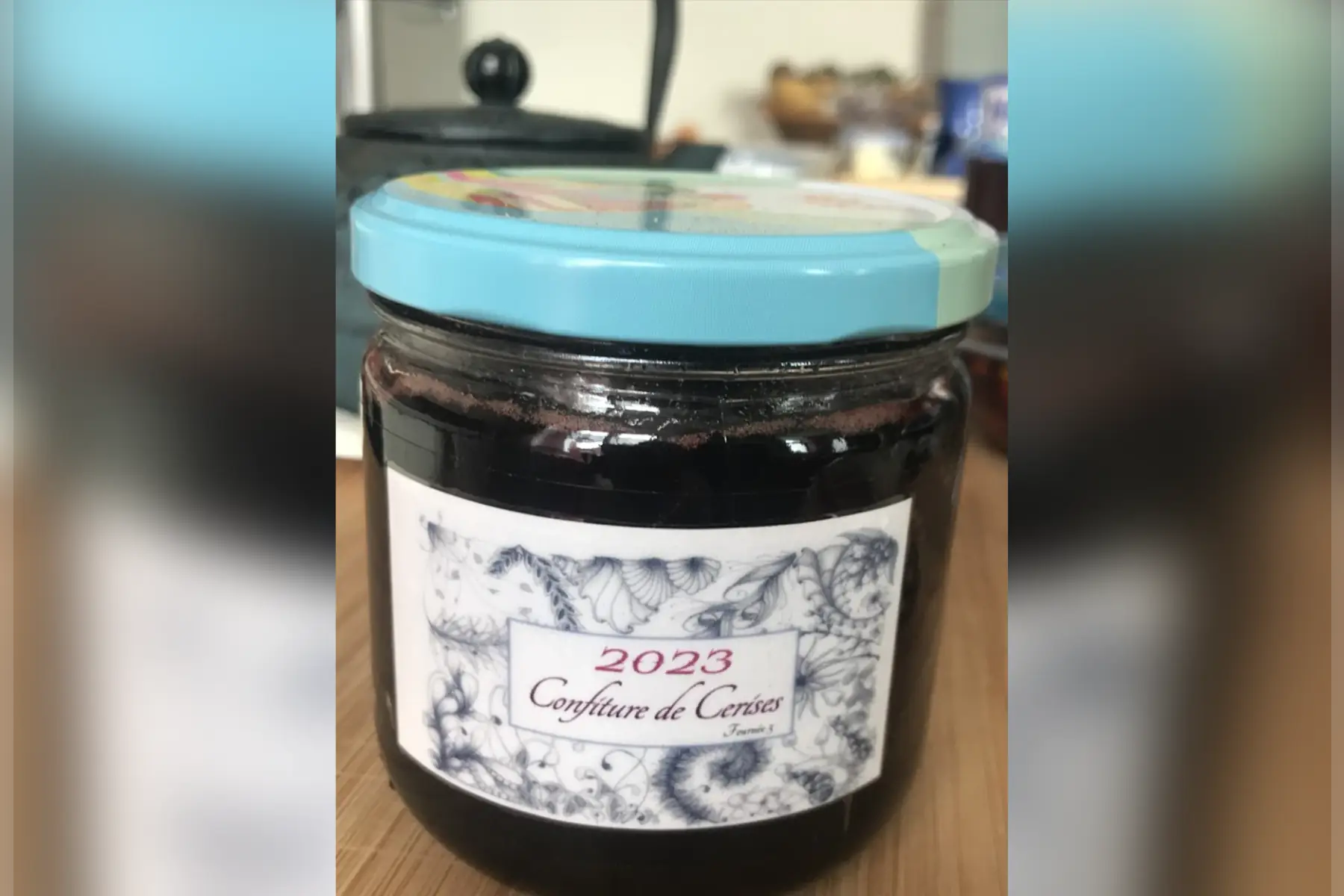 confiture de cerise (non certifiée bio)