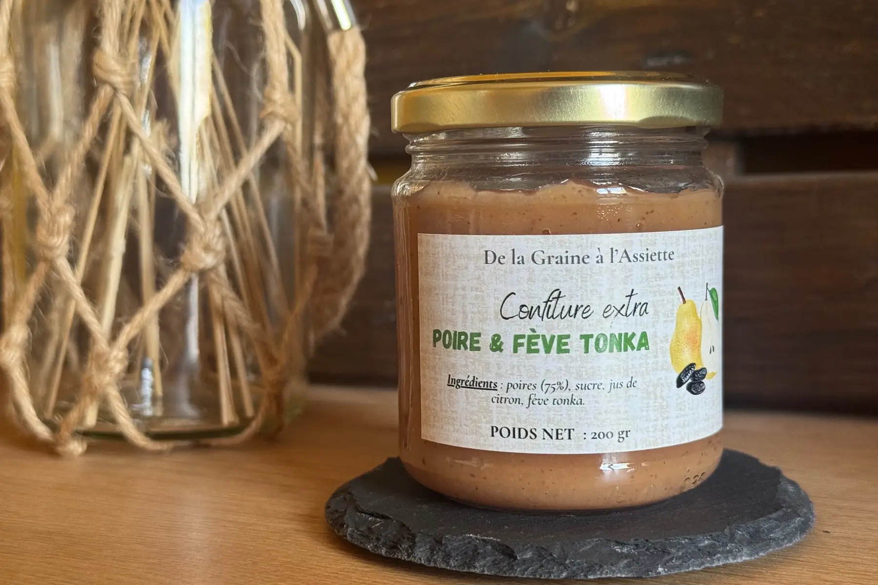 Confiture poire & fève tonka