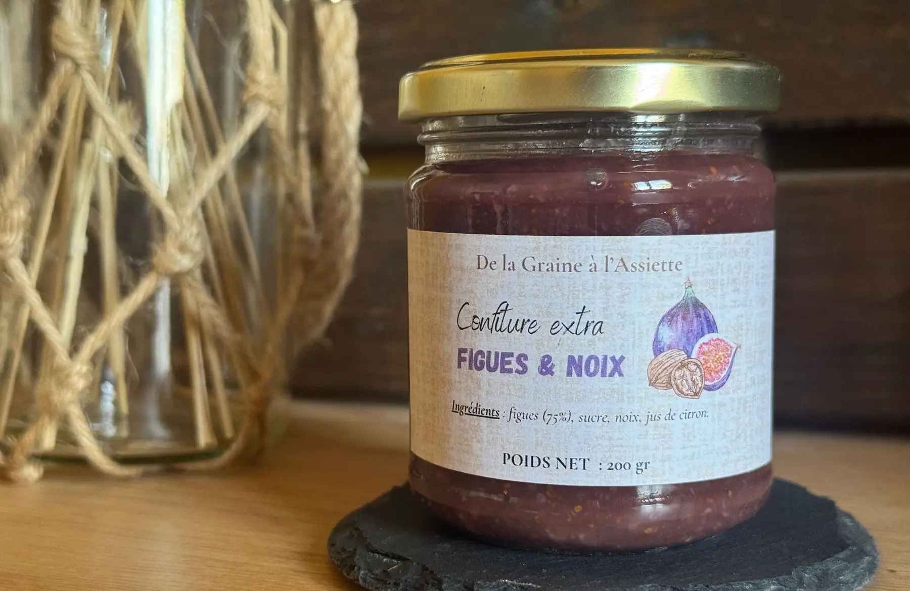 confiture de figues & noix