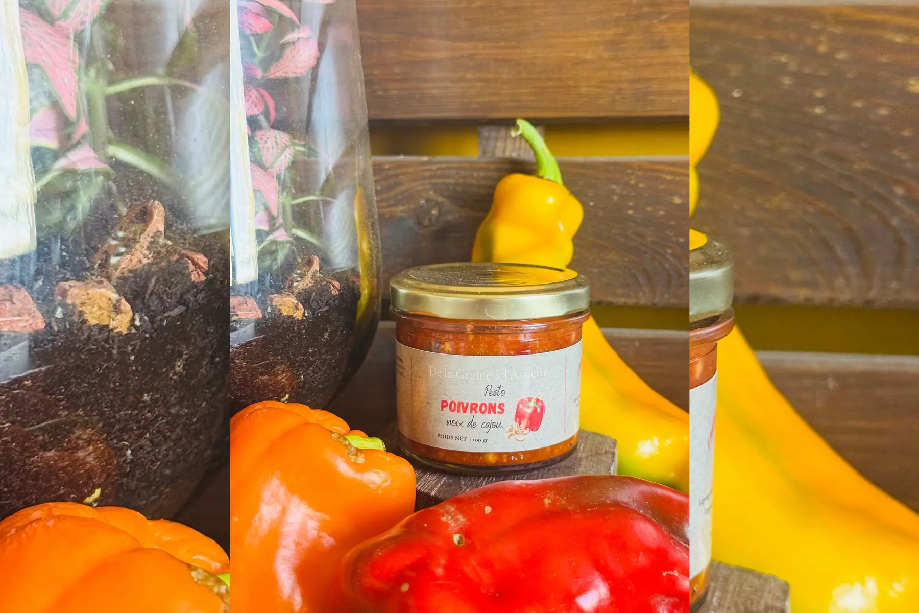 Pesto de poivrons aux noix de cajou