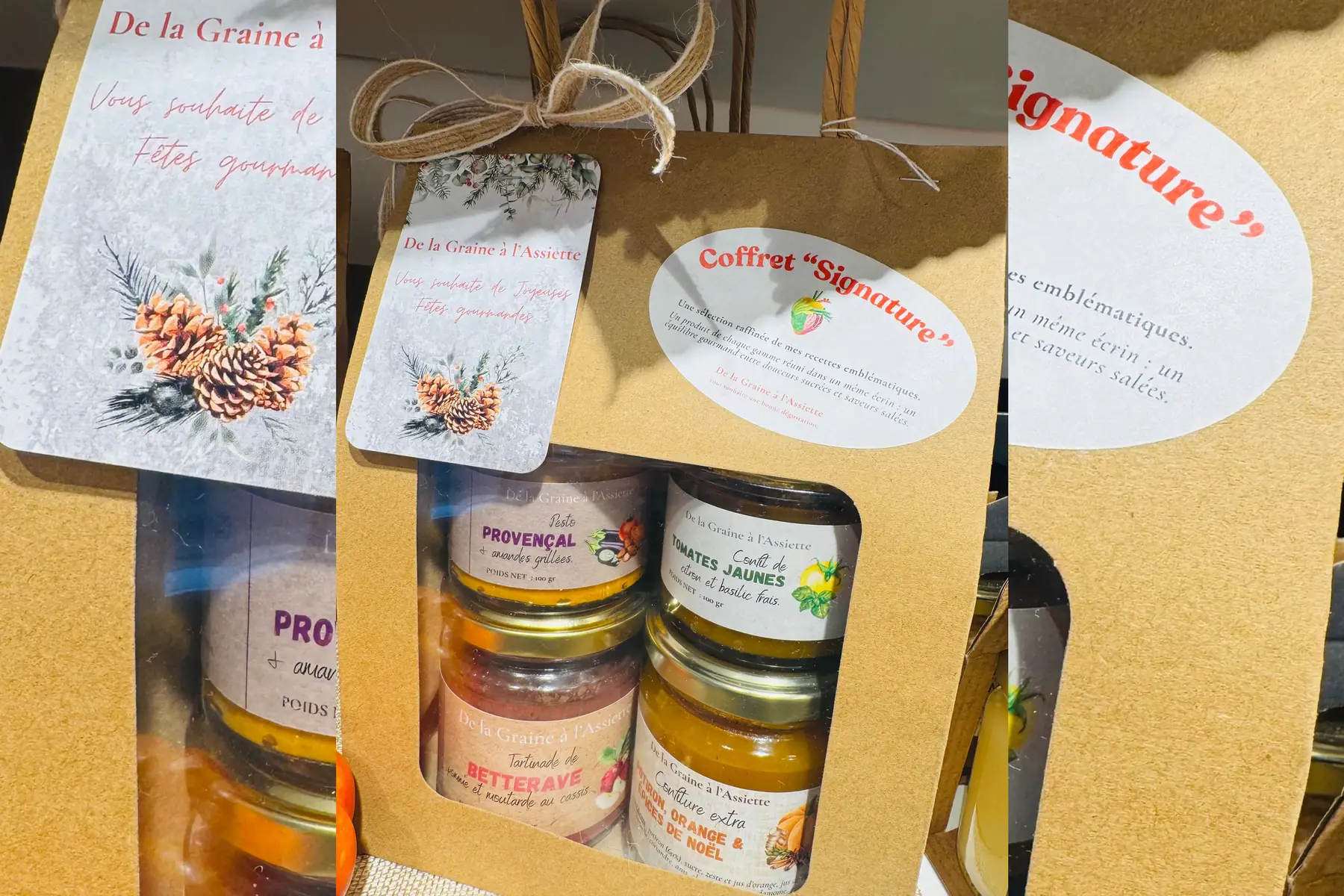 Coffret gourmand spécial Noël