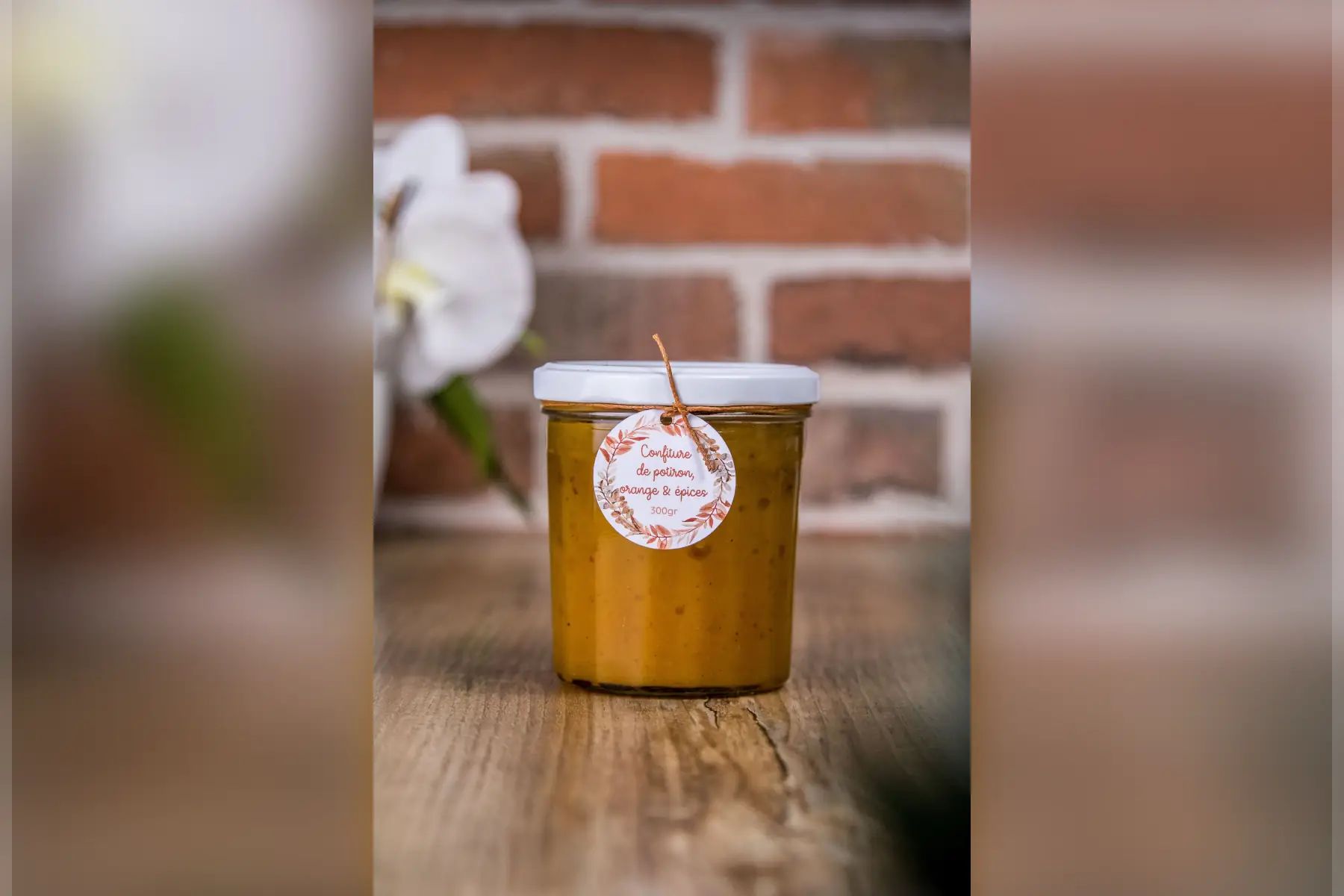 confiture potiron orange & 5 épices 200gr