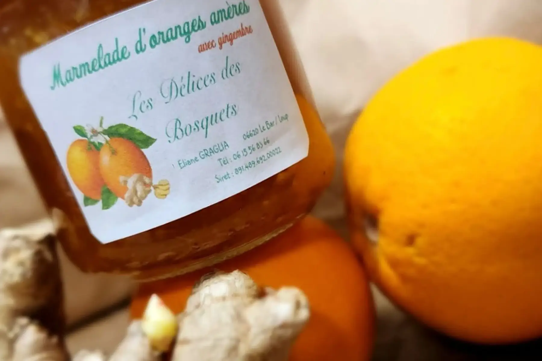 orange amère et gingembre