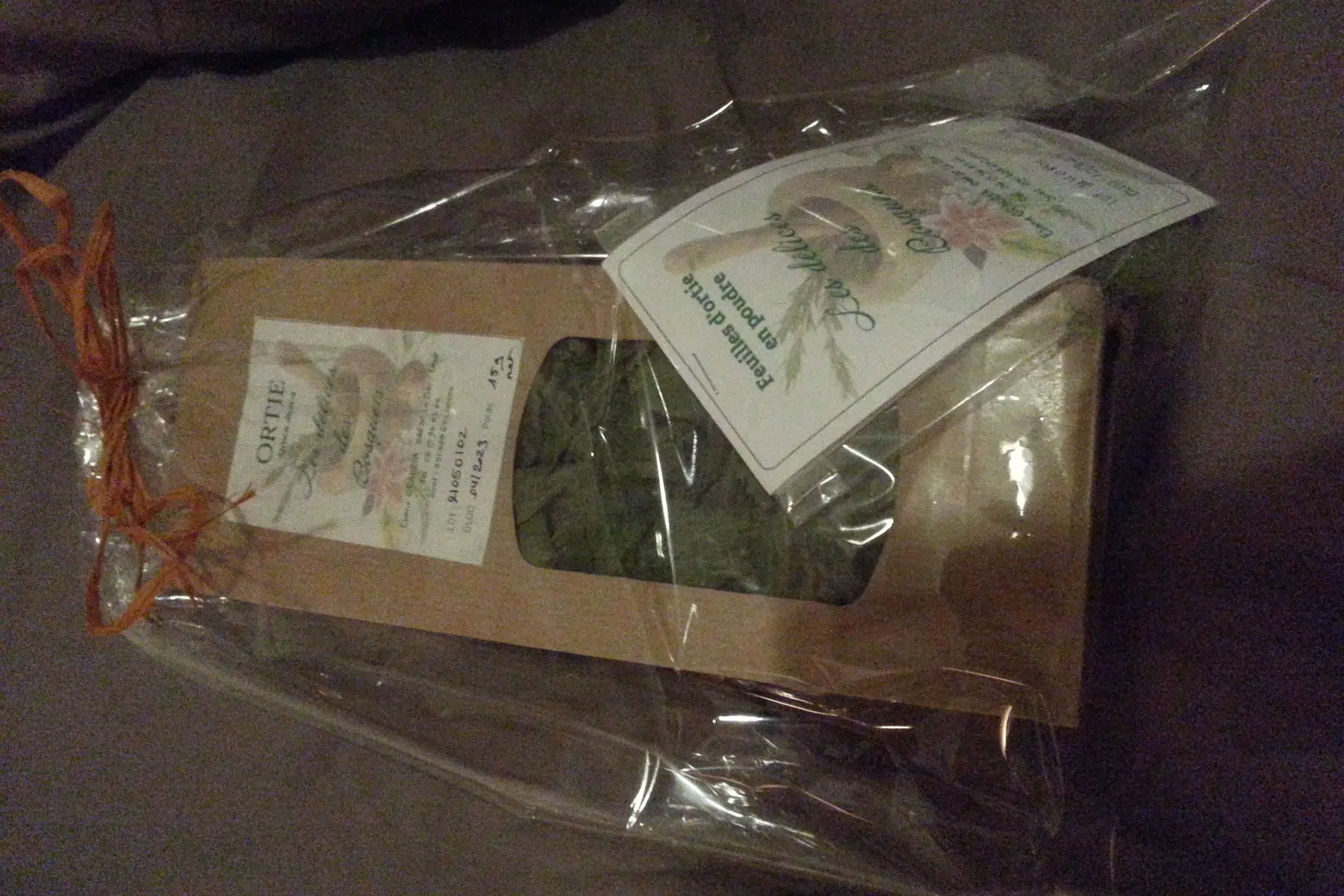 lot "vertus de l'ortie"