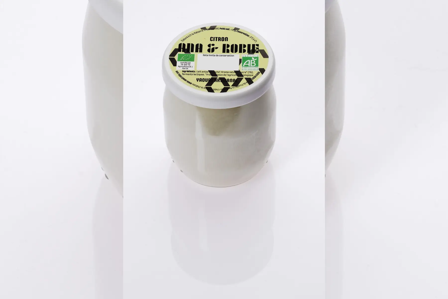 yaourt aromatisé citron
