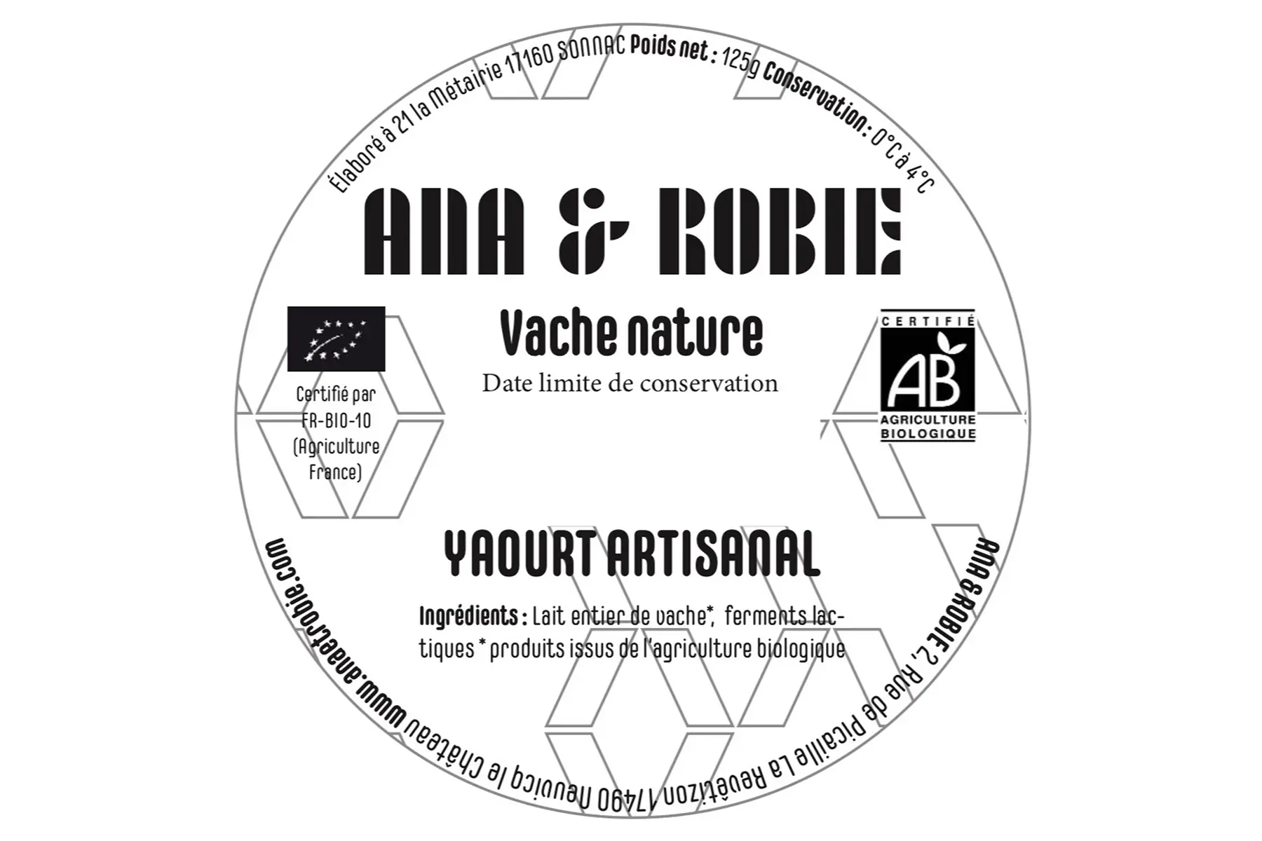 yaourt à boire vache nature en bouteille