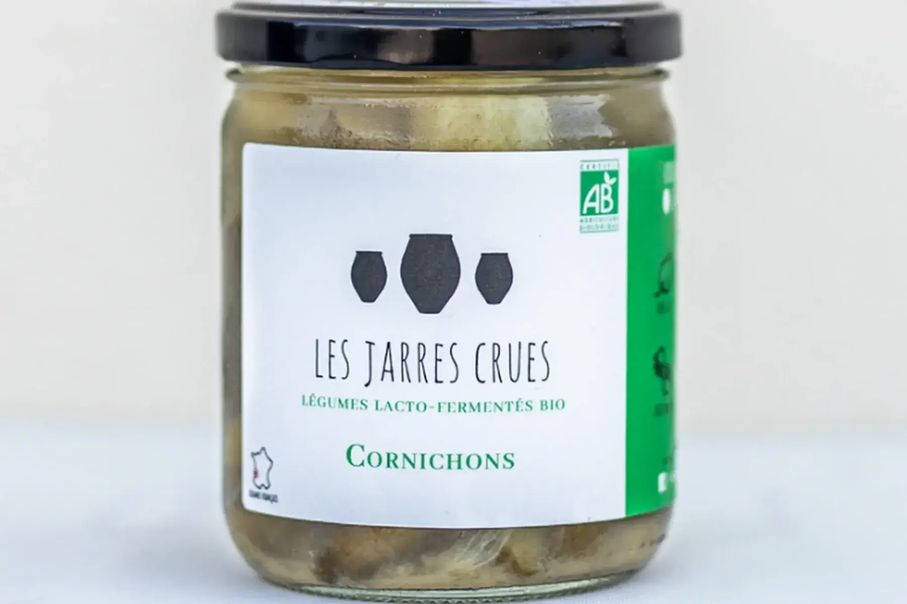cornichons bio lactofermentés