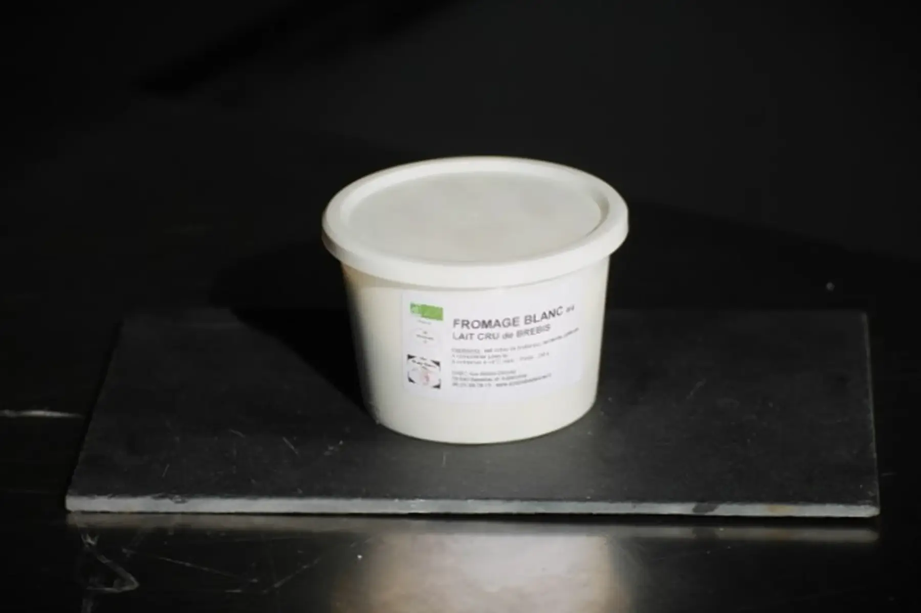 fromage frais battu de brebis bio au lait cru - 500 g