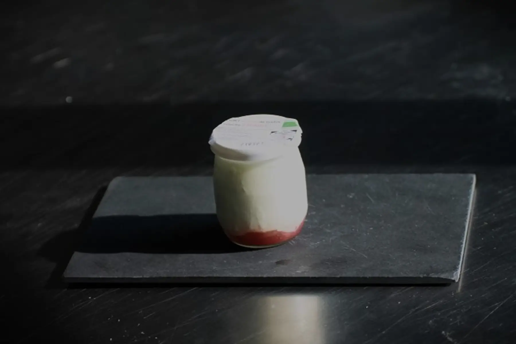 yaourts fraises bicouche