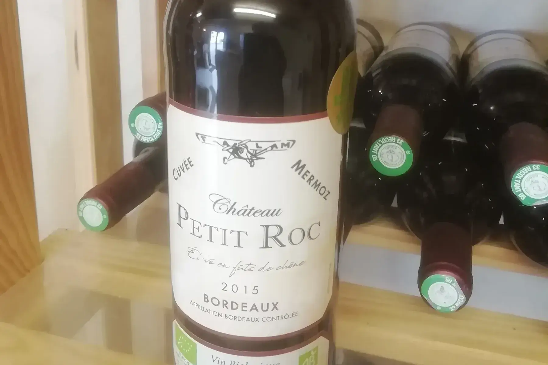 chateau petit roc mermoz bordeaux rouge 2015
