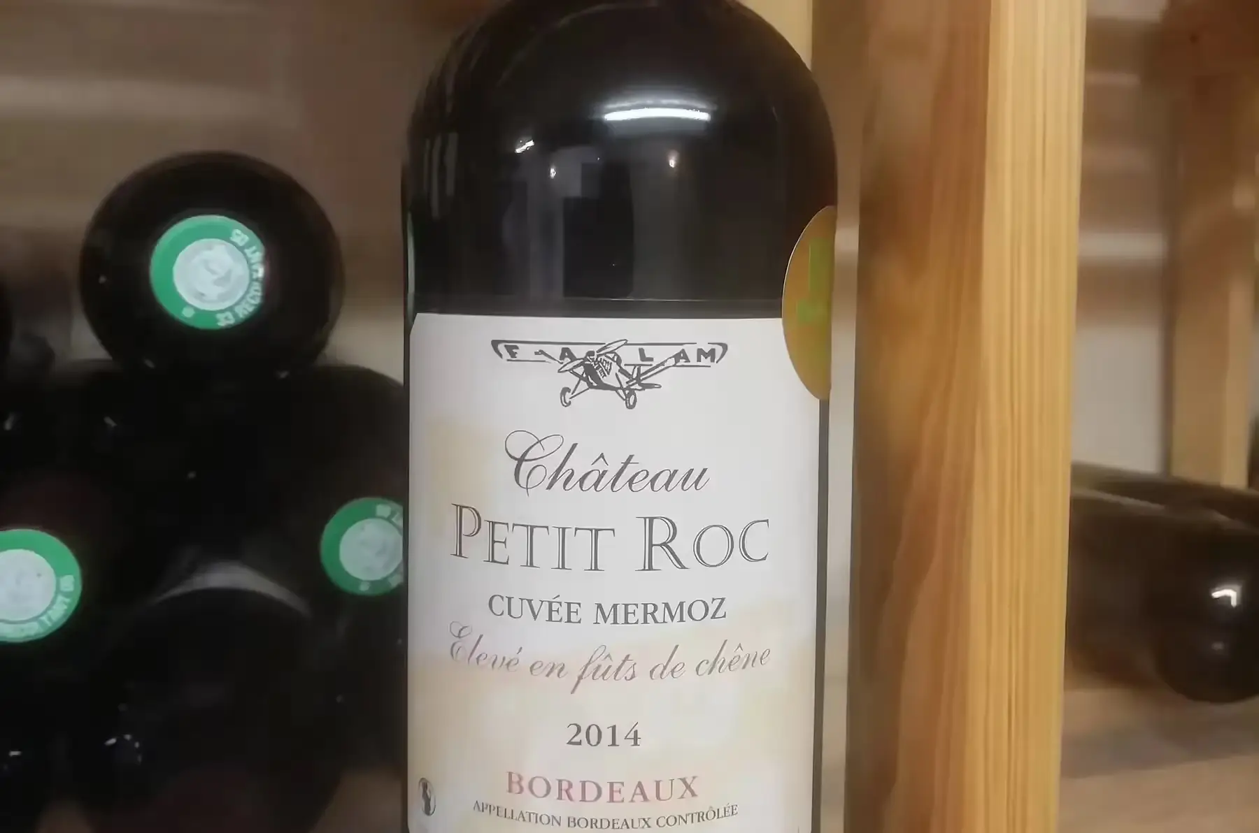 chateau petit roc mermoz bordeaux rouge 2014