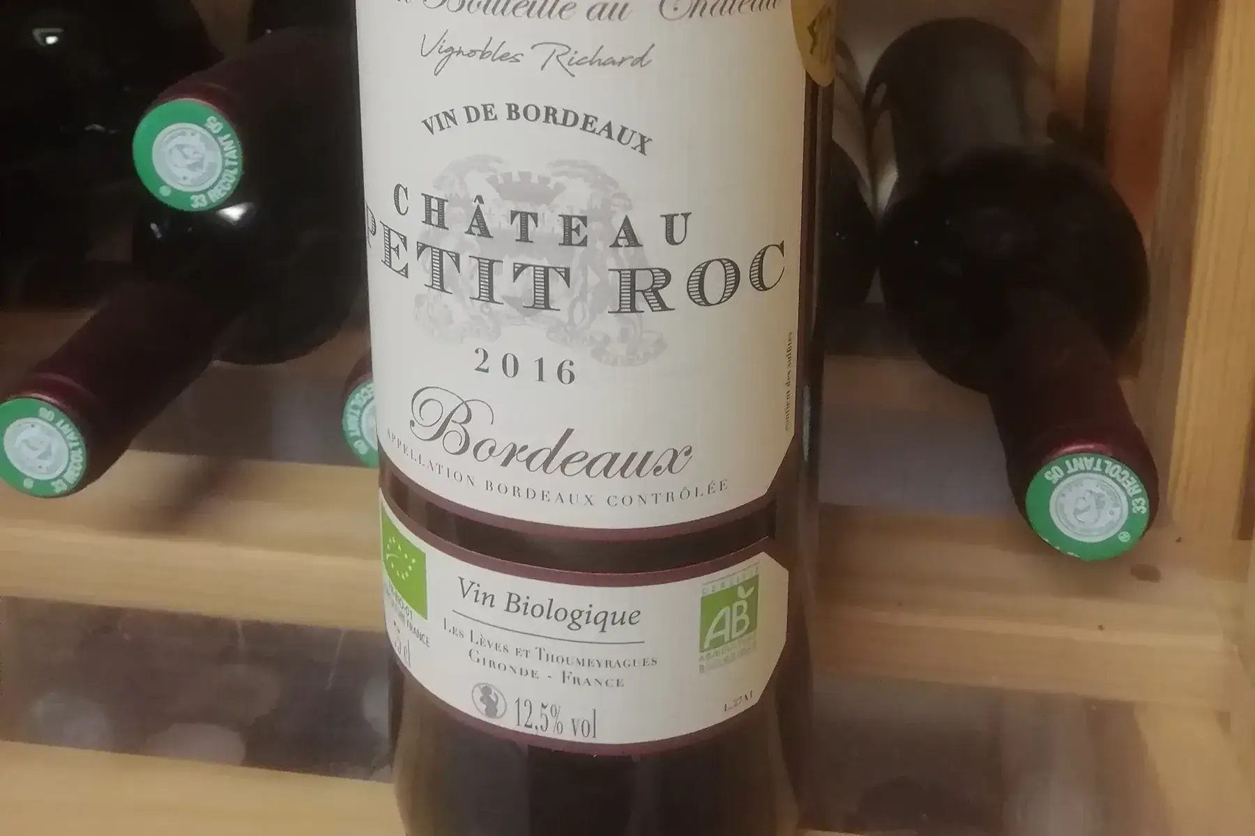 chateau petit roc bordeaux rouge 2016