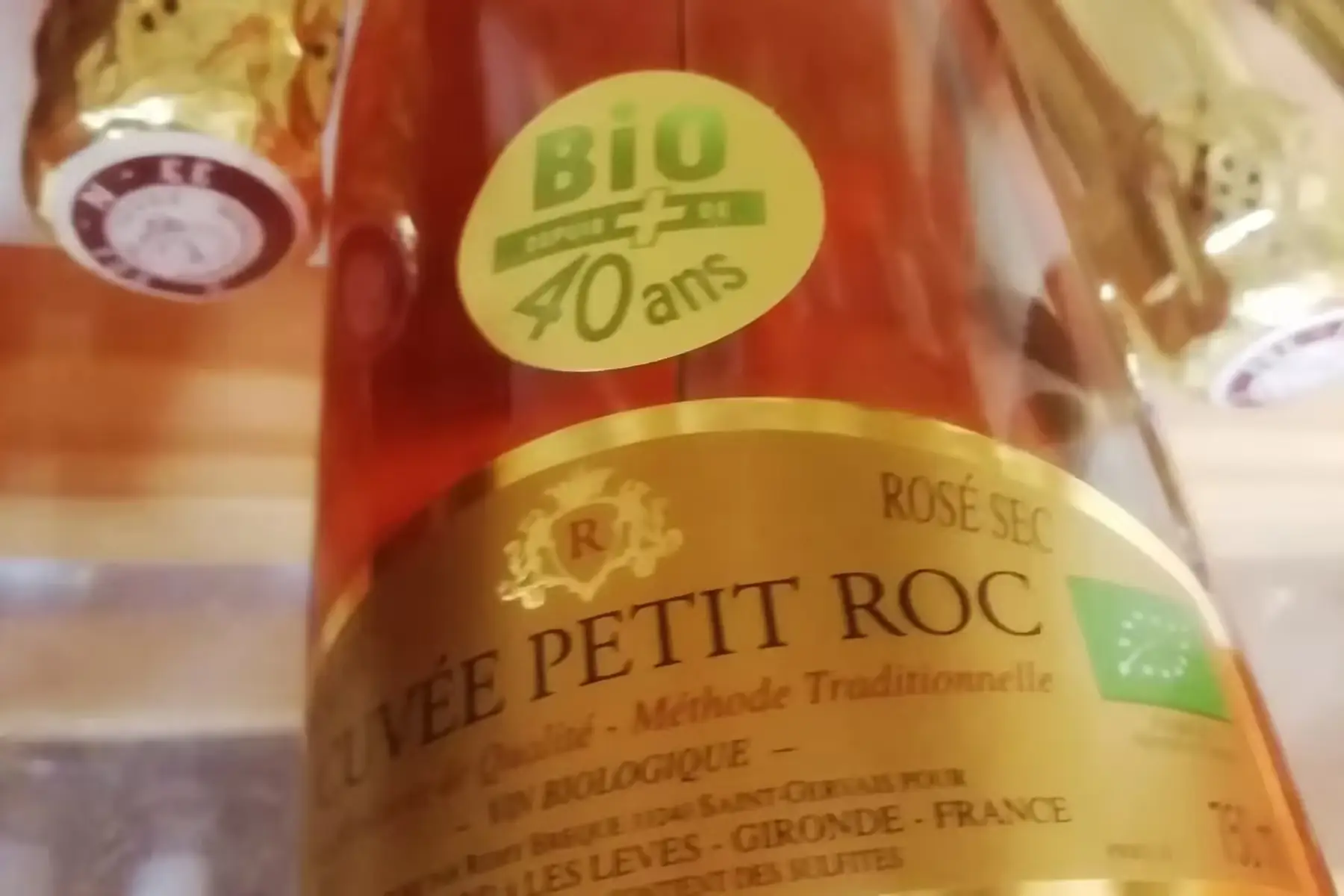 cuvée petit roc methode traditionnelle rosé