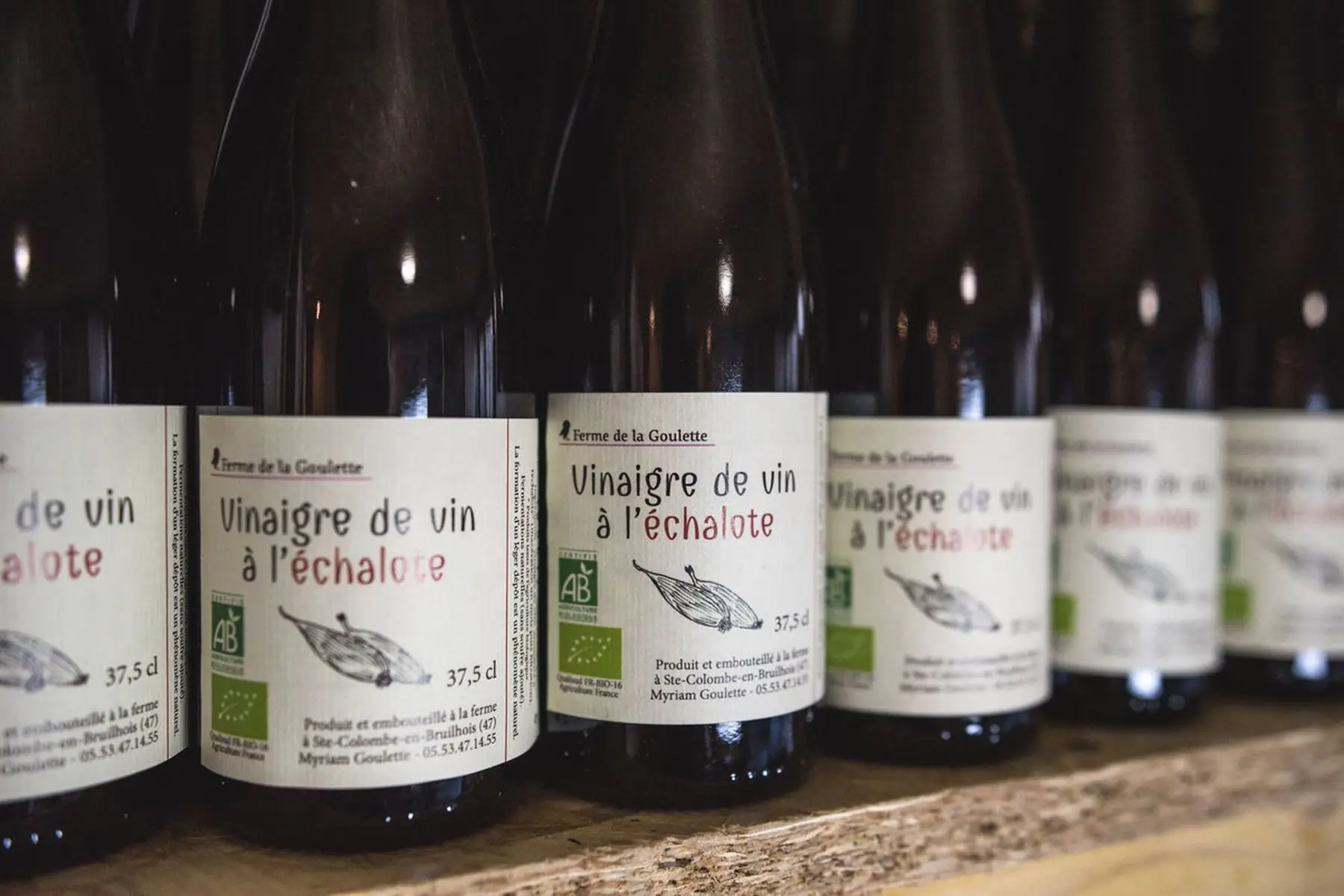vinaigre de vin rouge à l'échalote