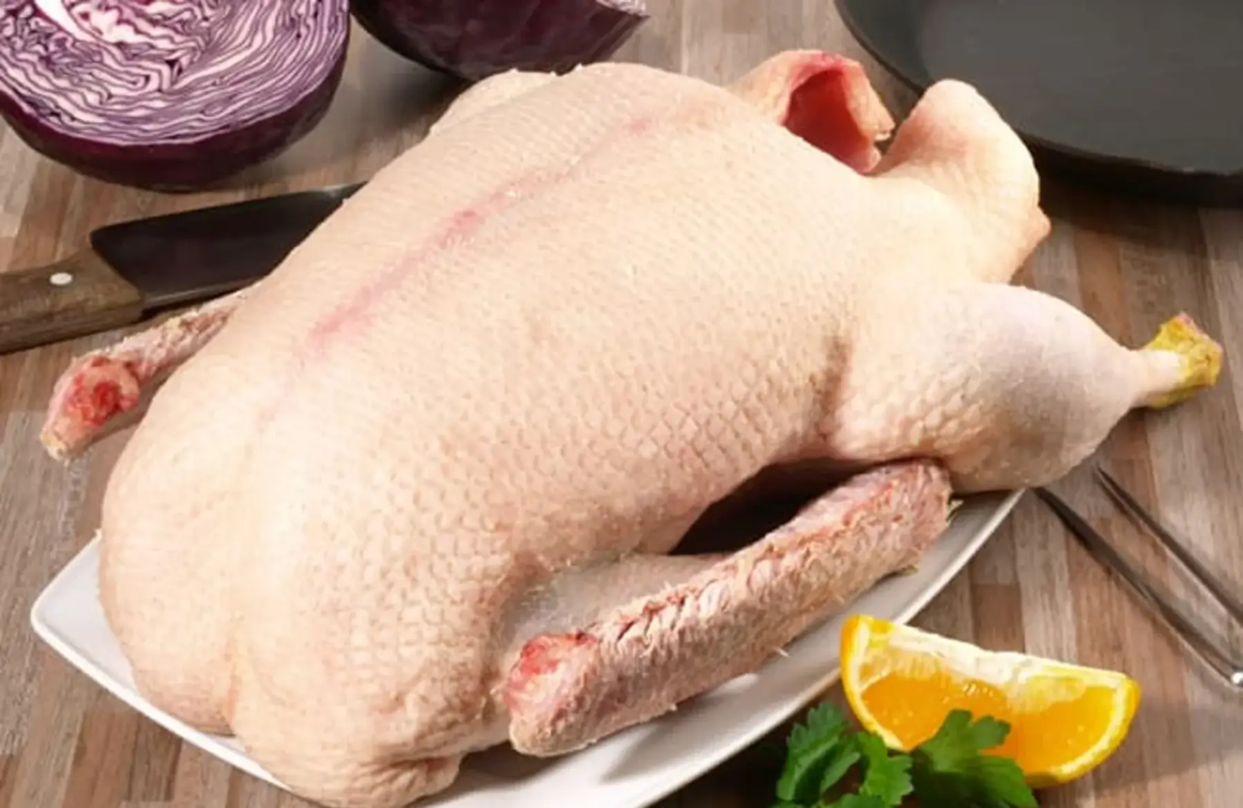 Oie de Noël Pret à cuire