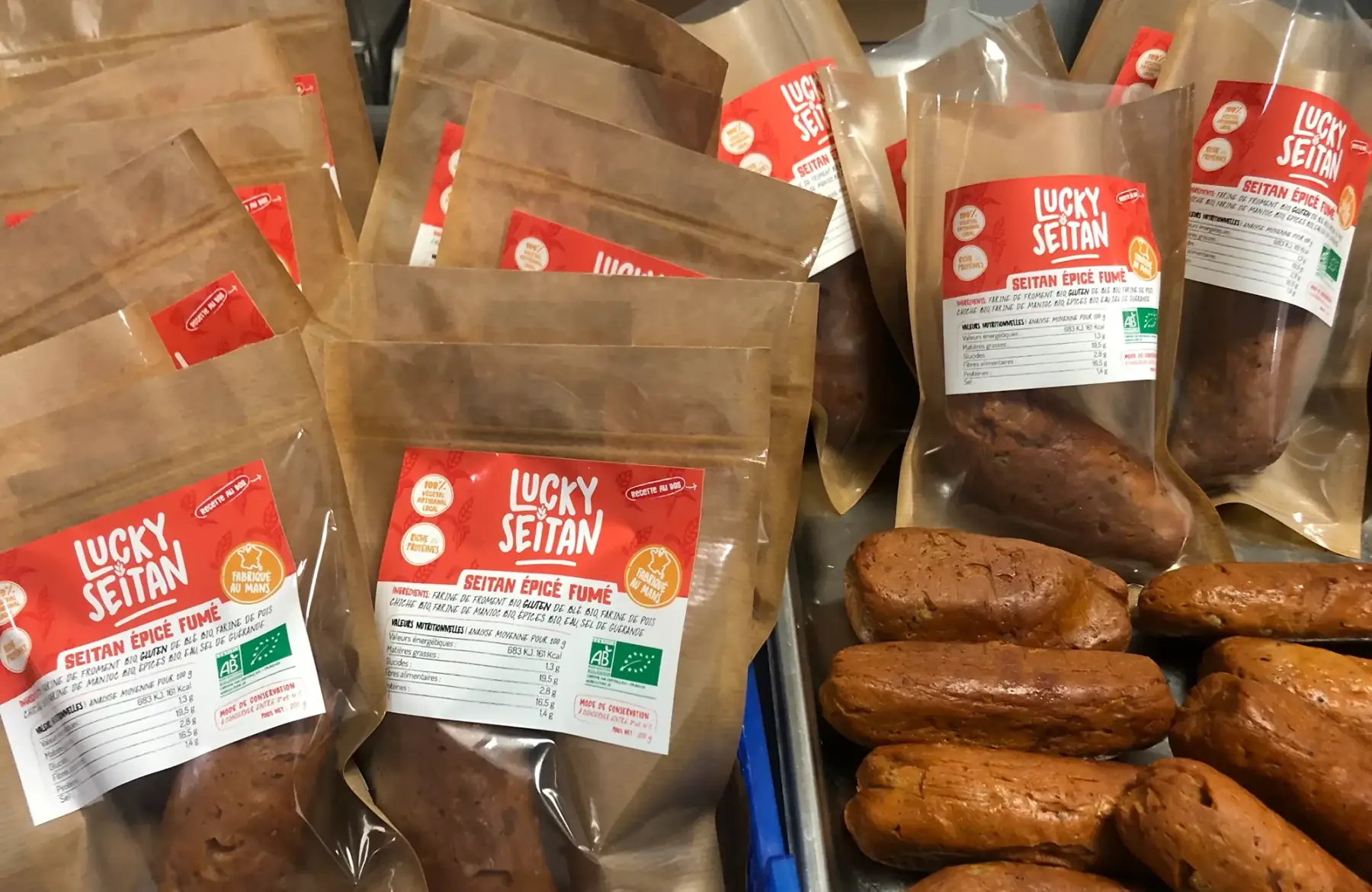 seitan épicé fumé