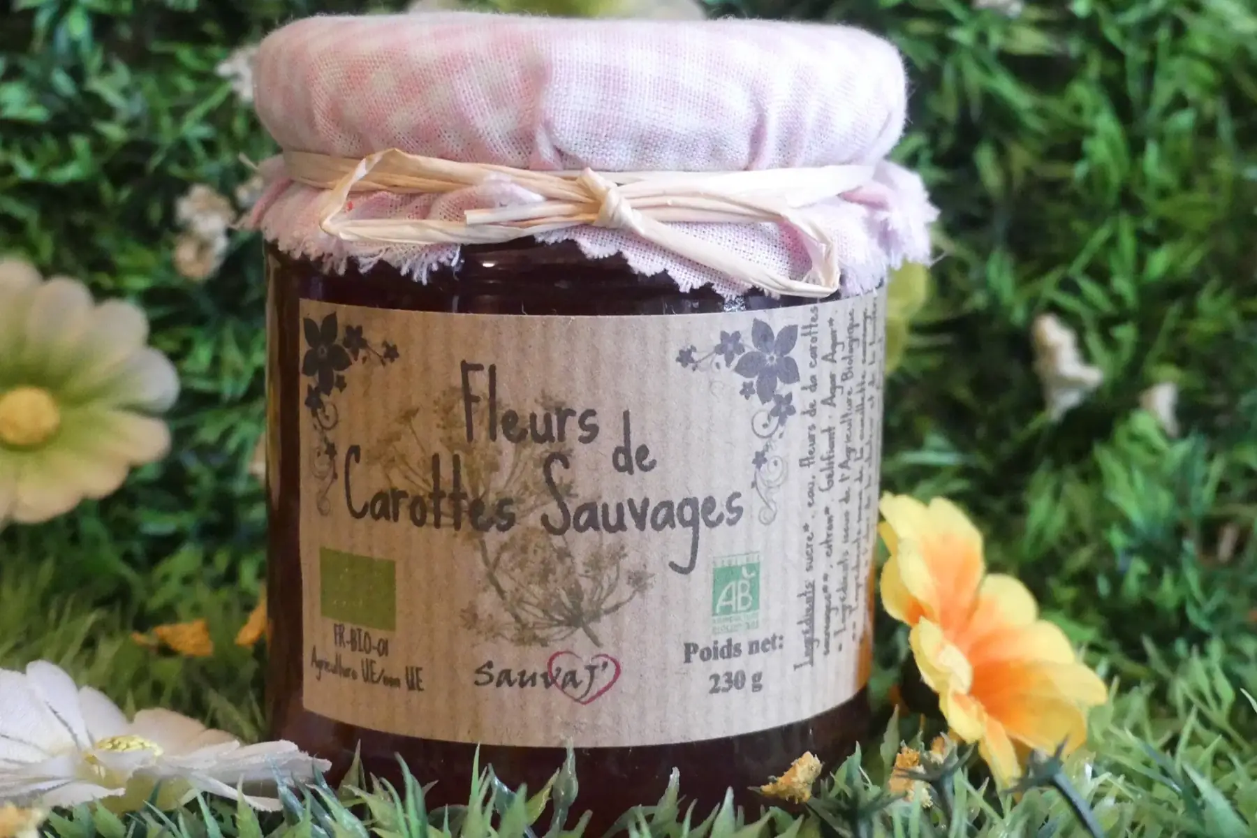 gelée de fleurs de carottes sauvages