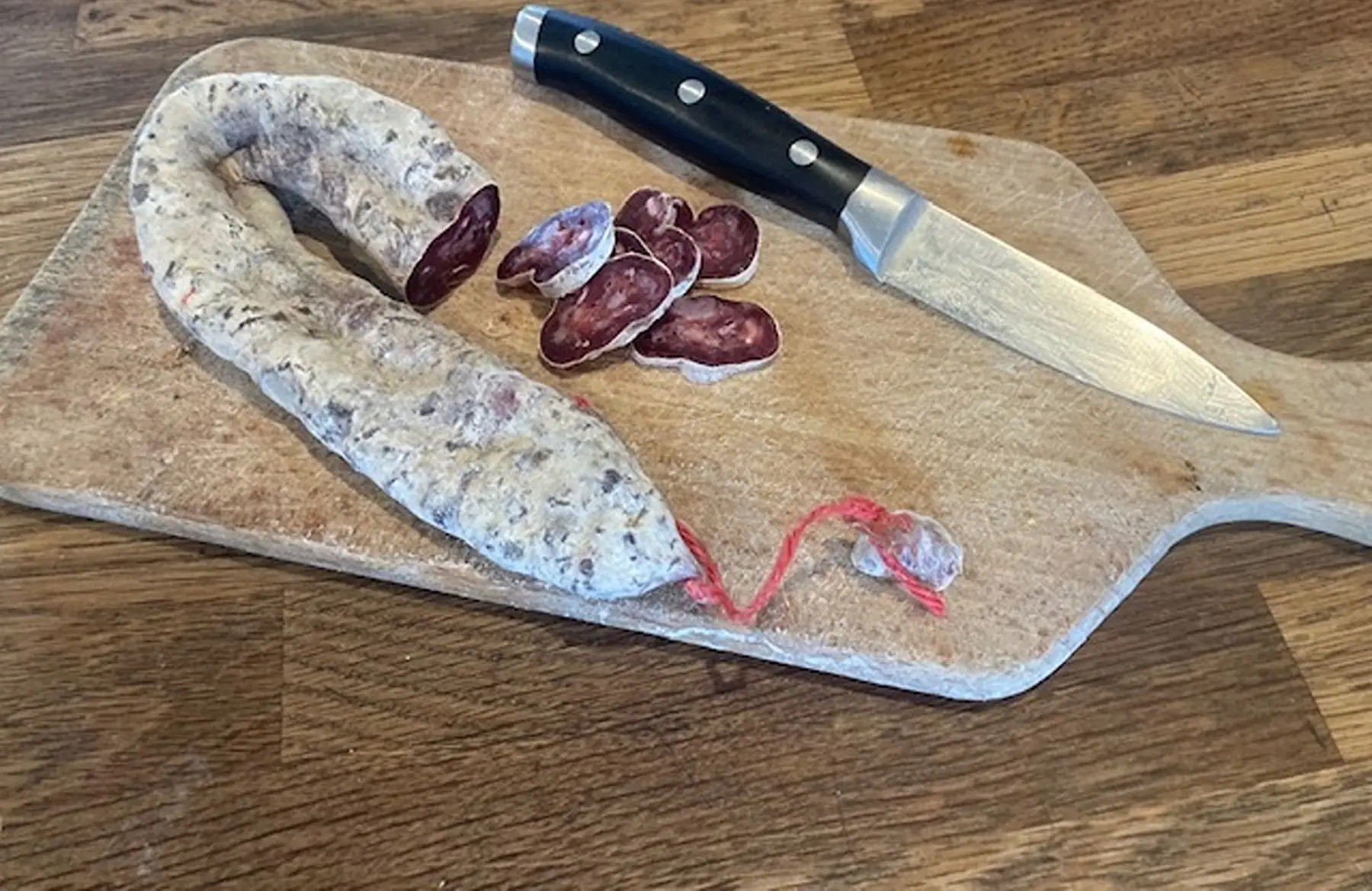 saucisse sèche de veau