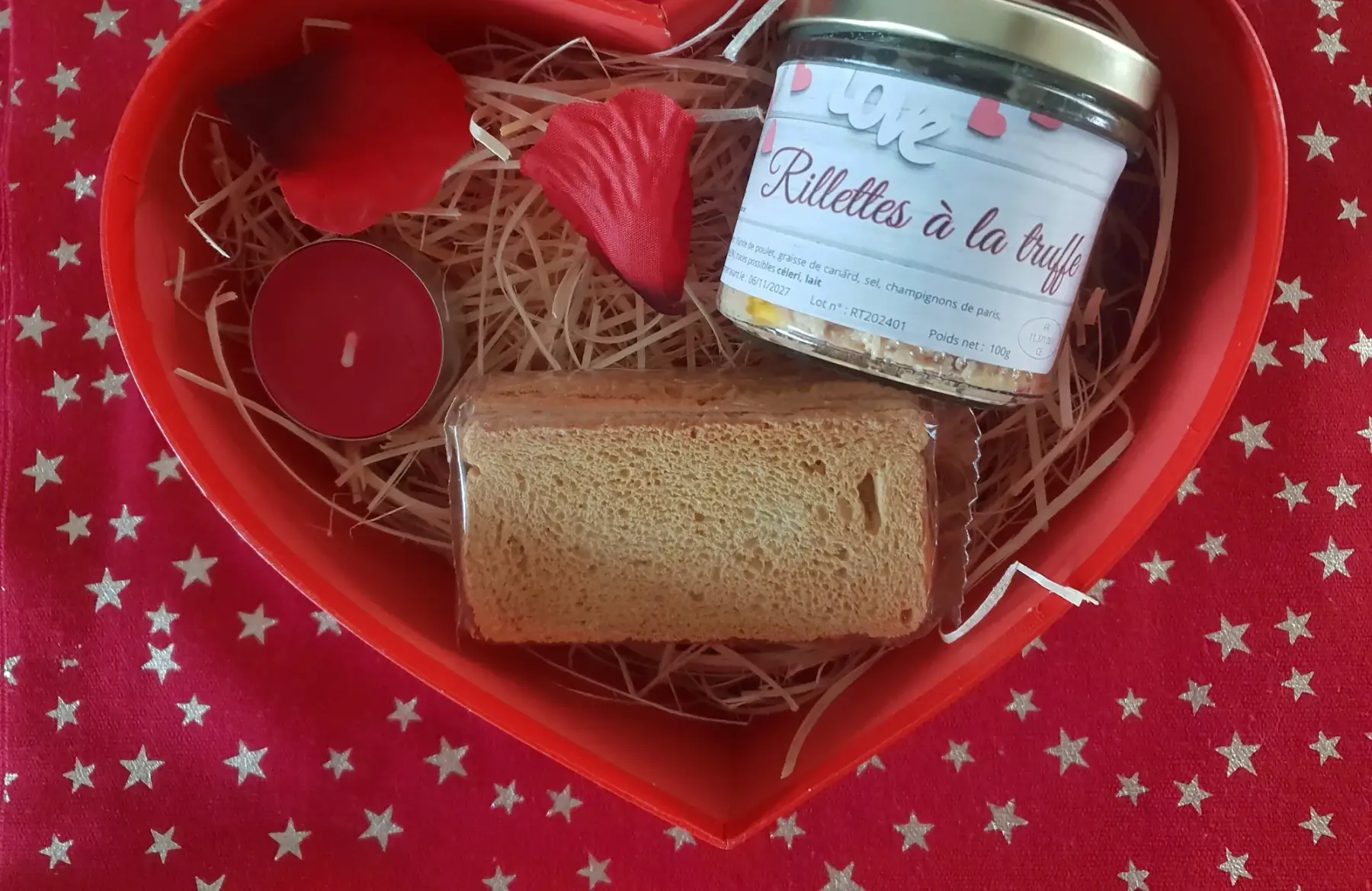 Coffret St Valentin Rillettes à la truffe