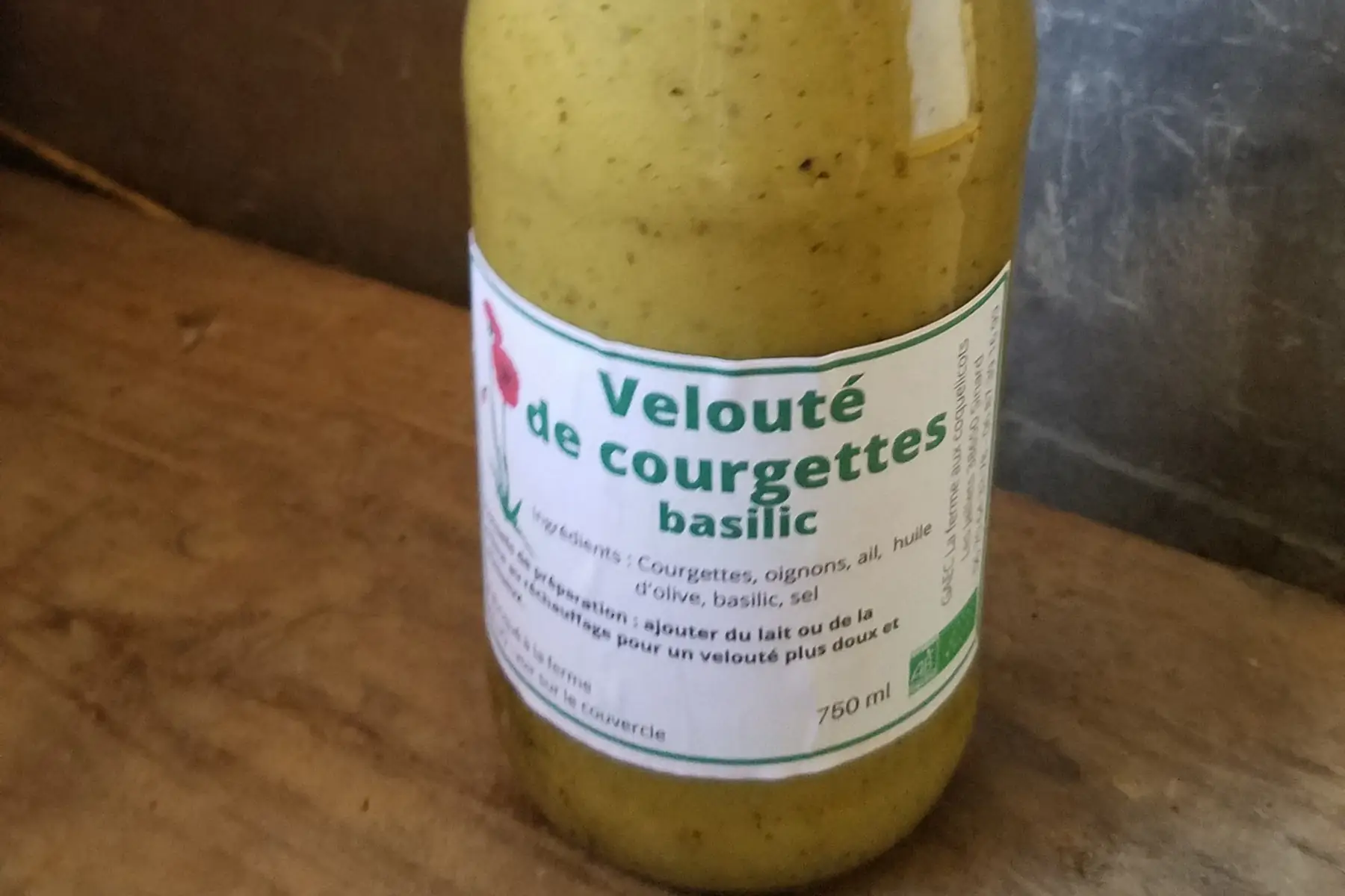 velouté de courgettes basilic ab