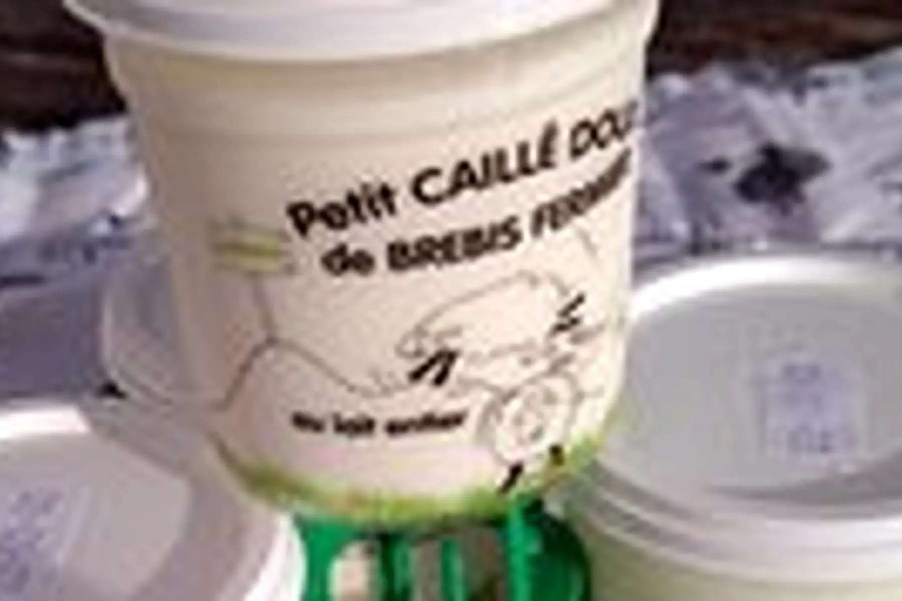 lot de 4 petits caillés doux de brebis