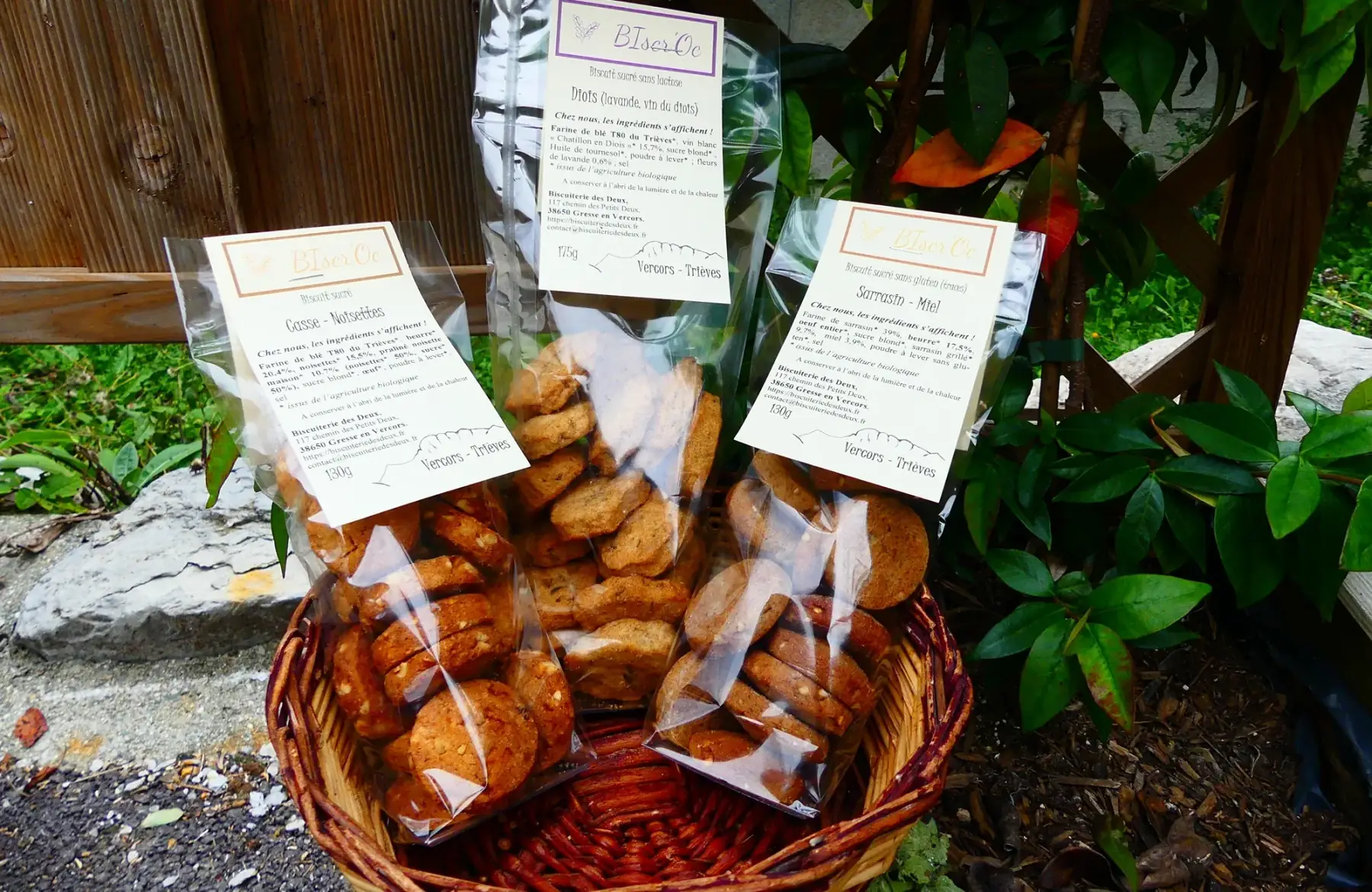 sachet 130 g Coockies oranges chocolat