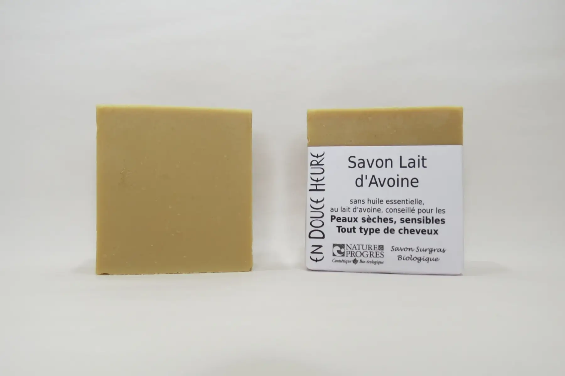 Savon LAIT D'AVOINE - Visage, Corps et CHEVEUX - 100g