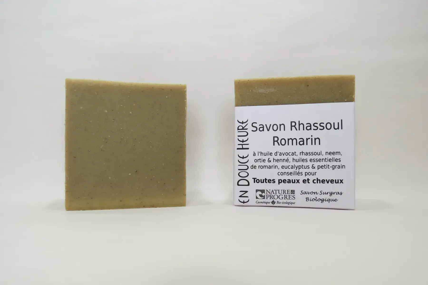 Savon RHASSOUL ROMARIN - Visage, Corps et CHEVEUX - 100g