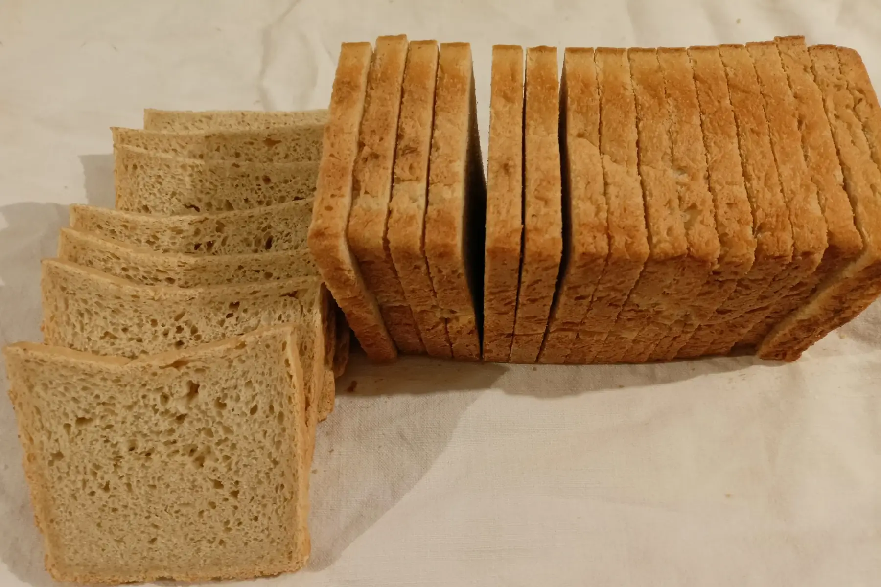 pain de mie tranché
