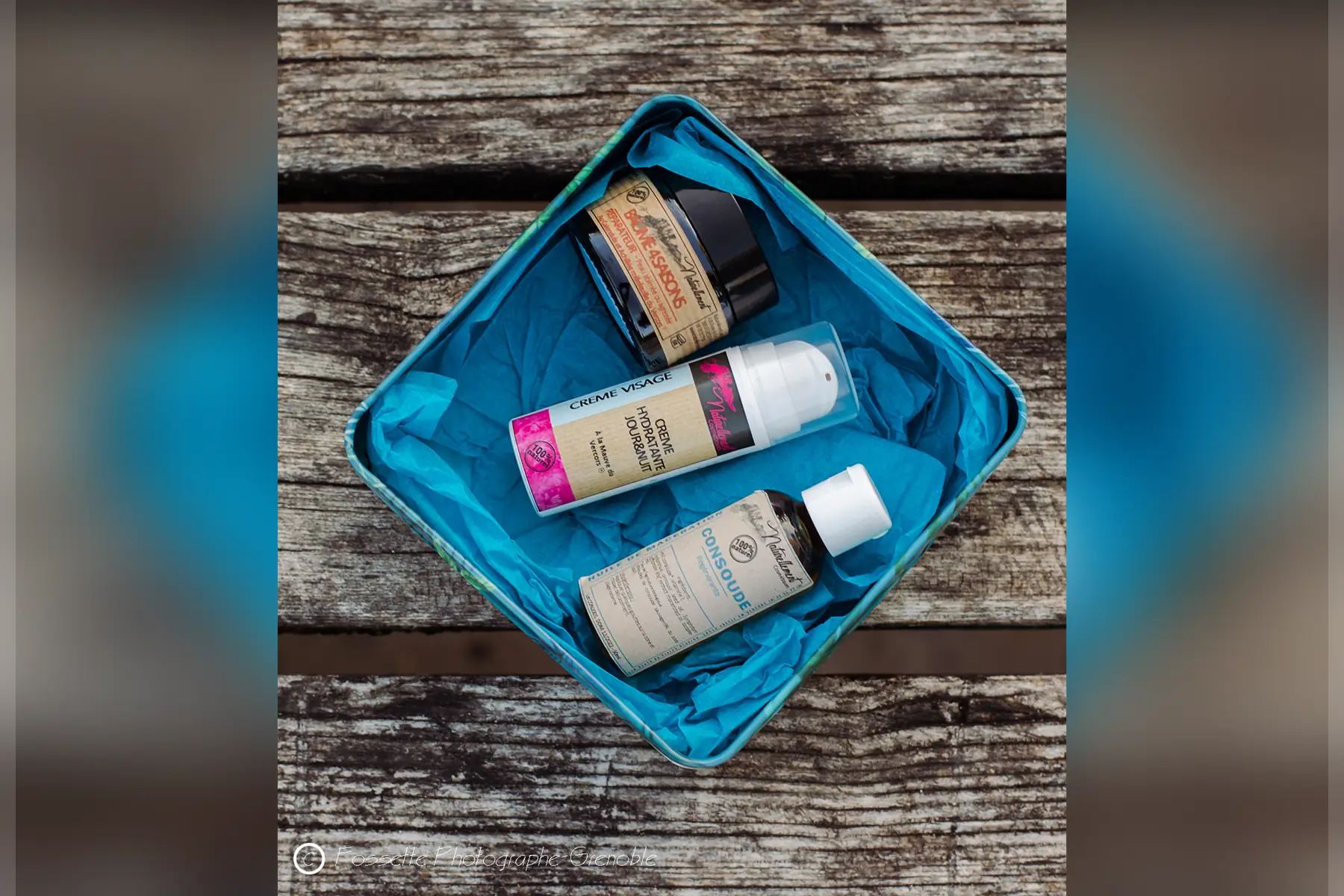 boite cadeau jungle 14x14x7cm