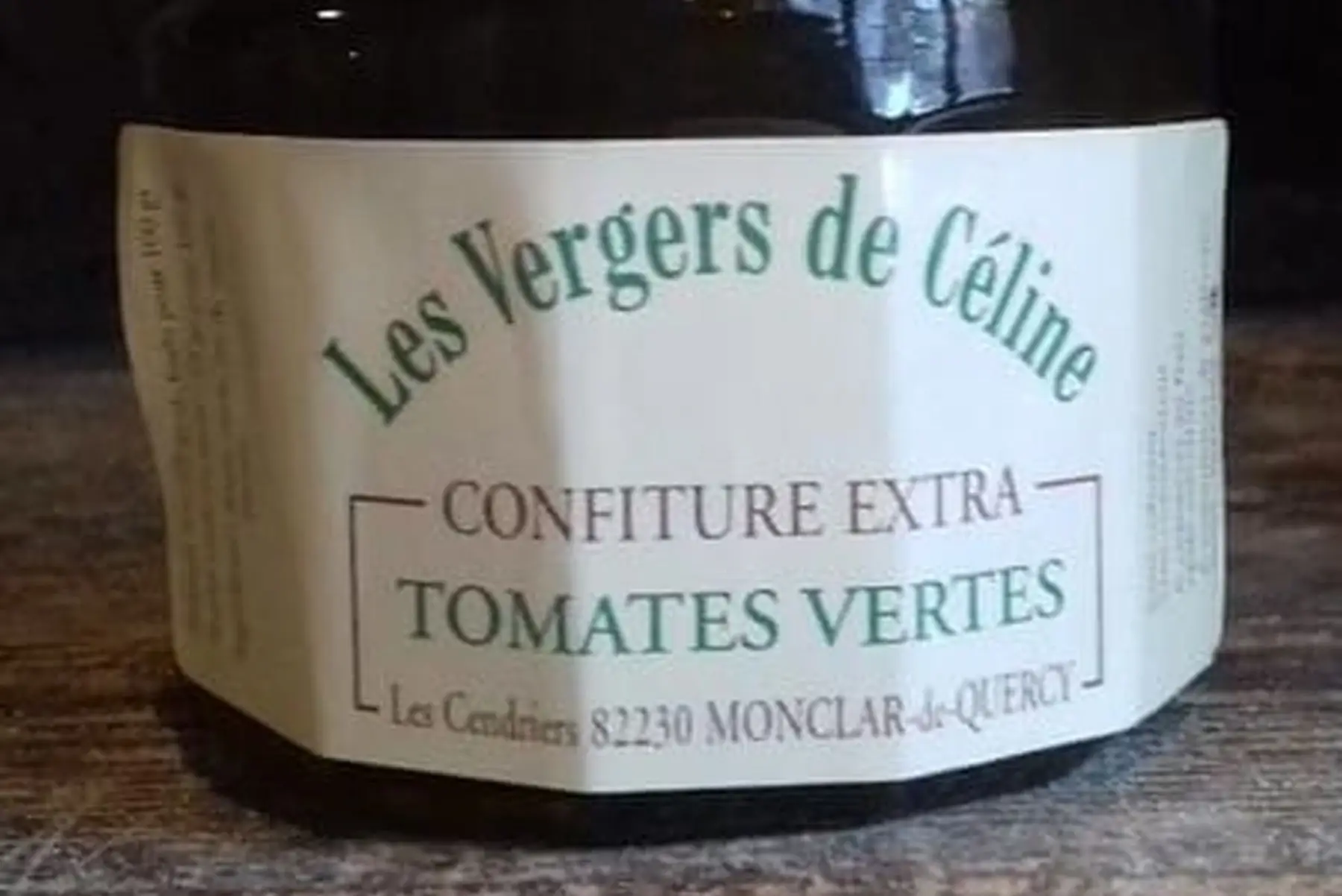 confiture de tomates vertes