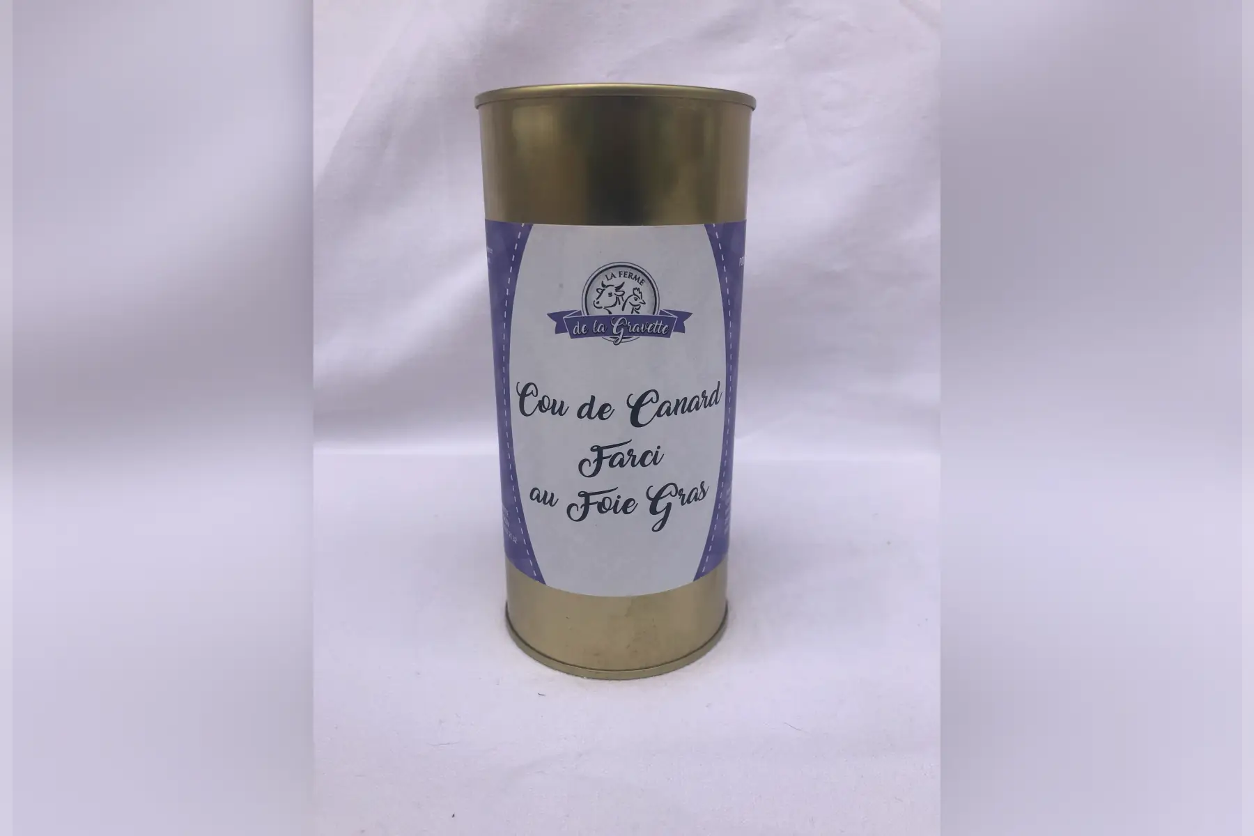 cou farci de canard au foie gras