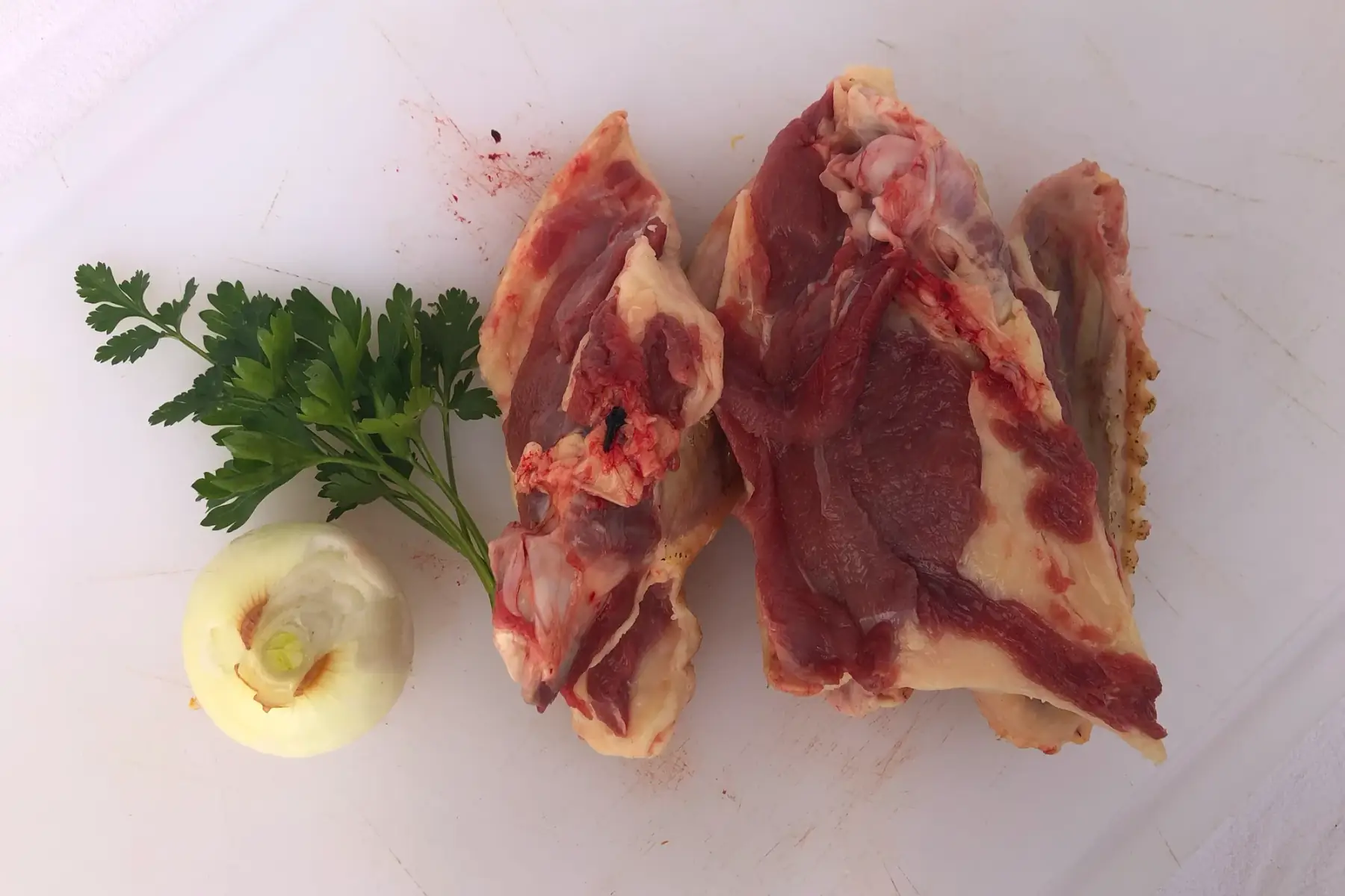 manchon de canard frais