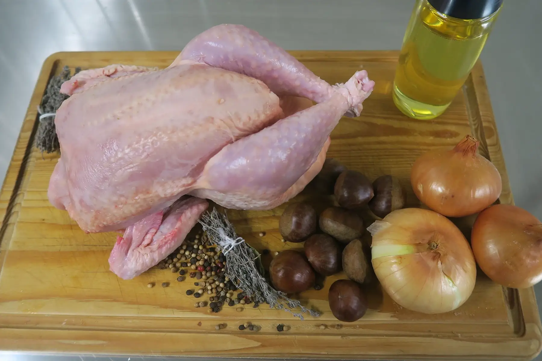 poulet prêt à cuire