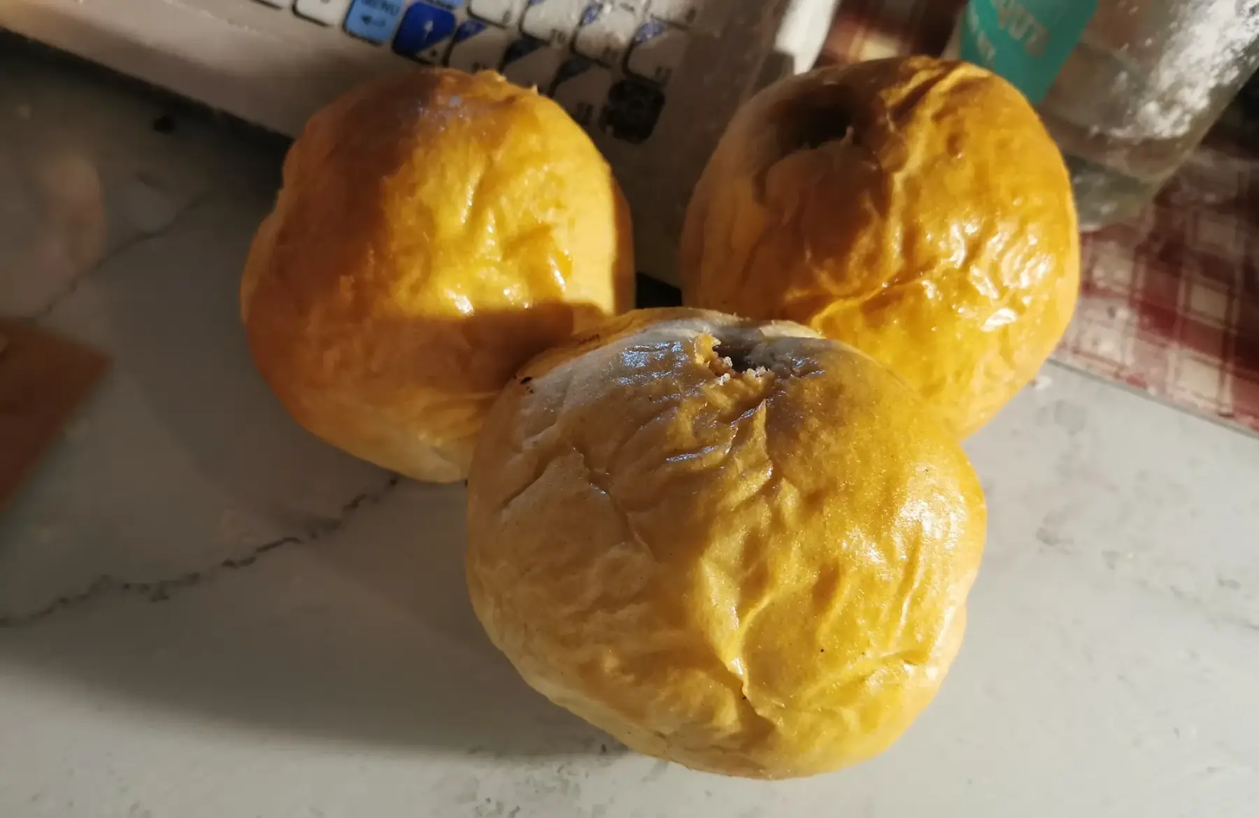 briochette au caramel beurre salè à la vanille maison