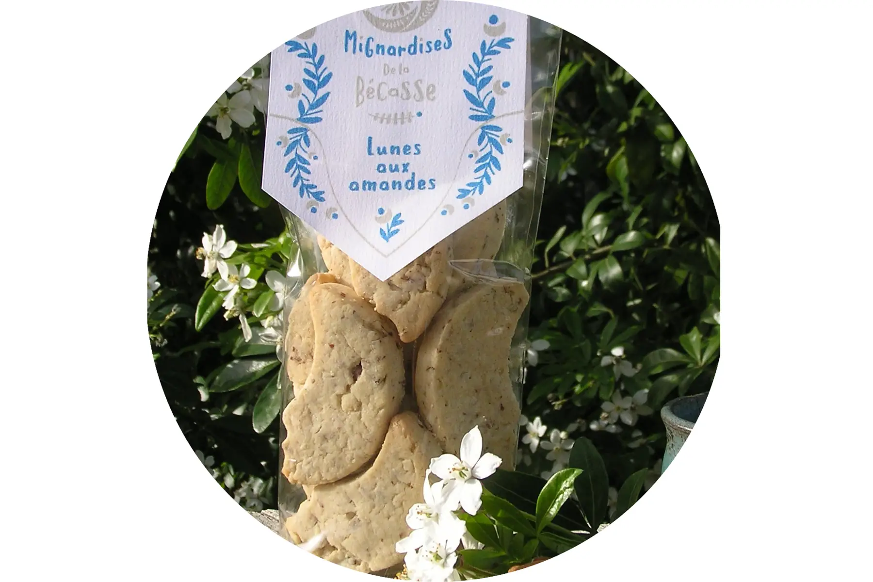 A-NOEL- Sachet lune aux amandes