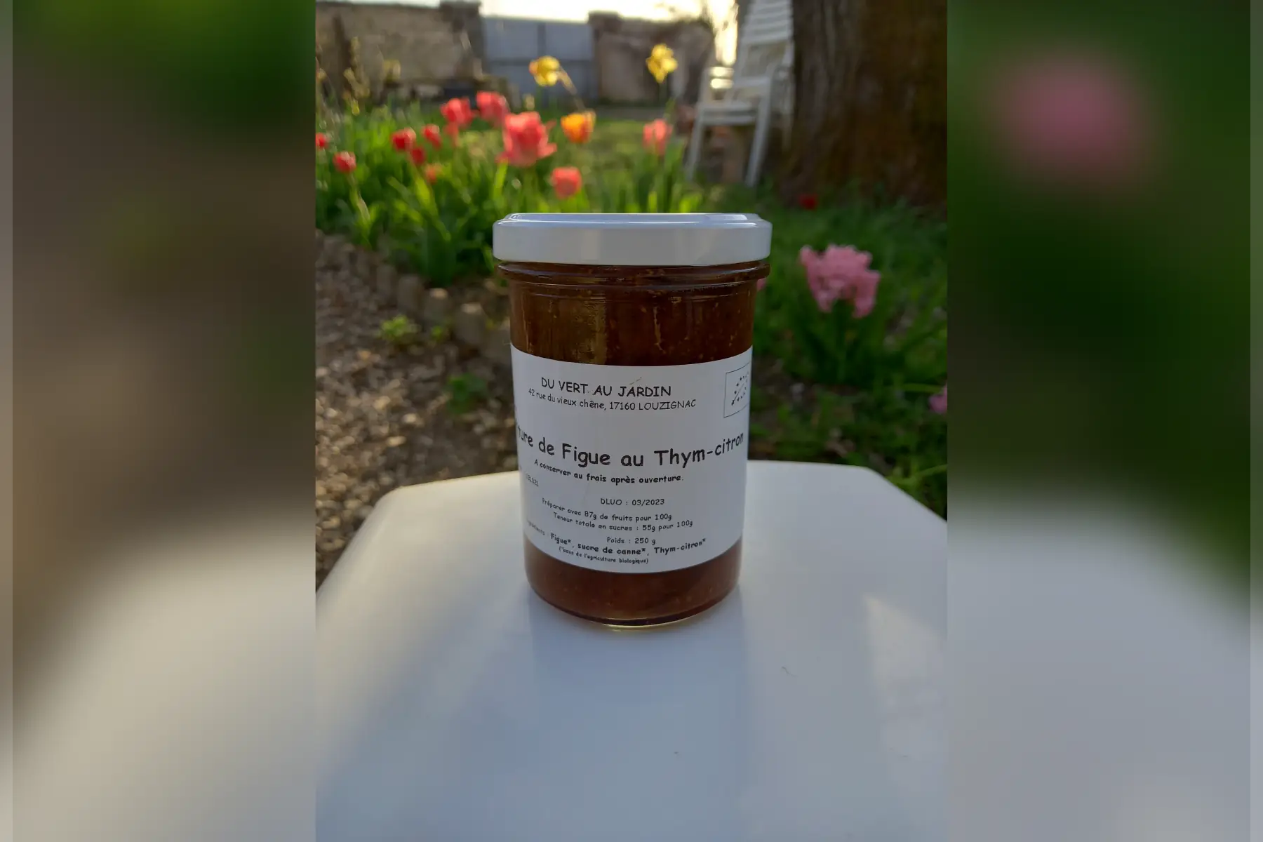 confiture de figue au thym-citron