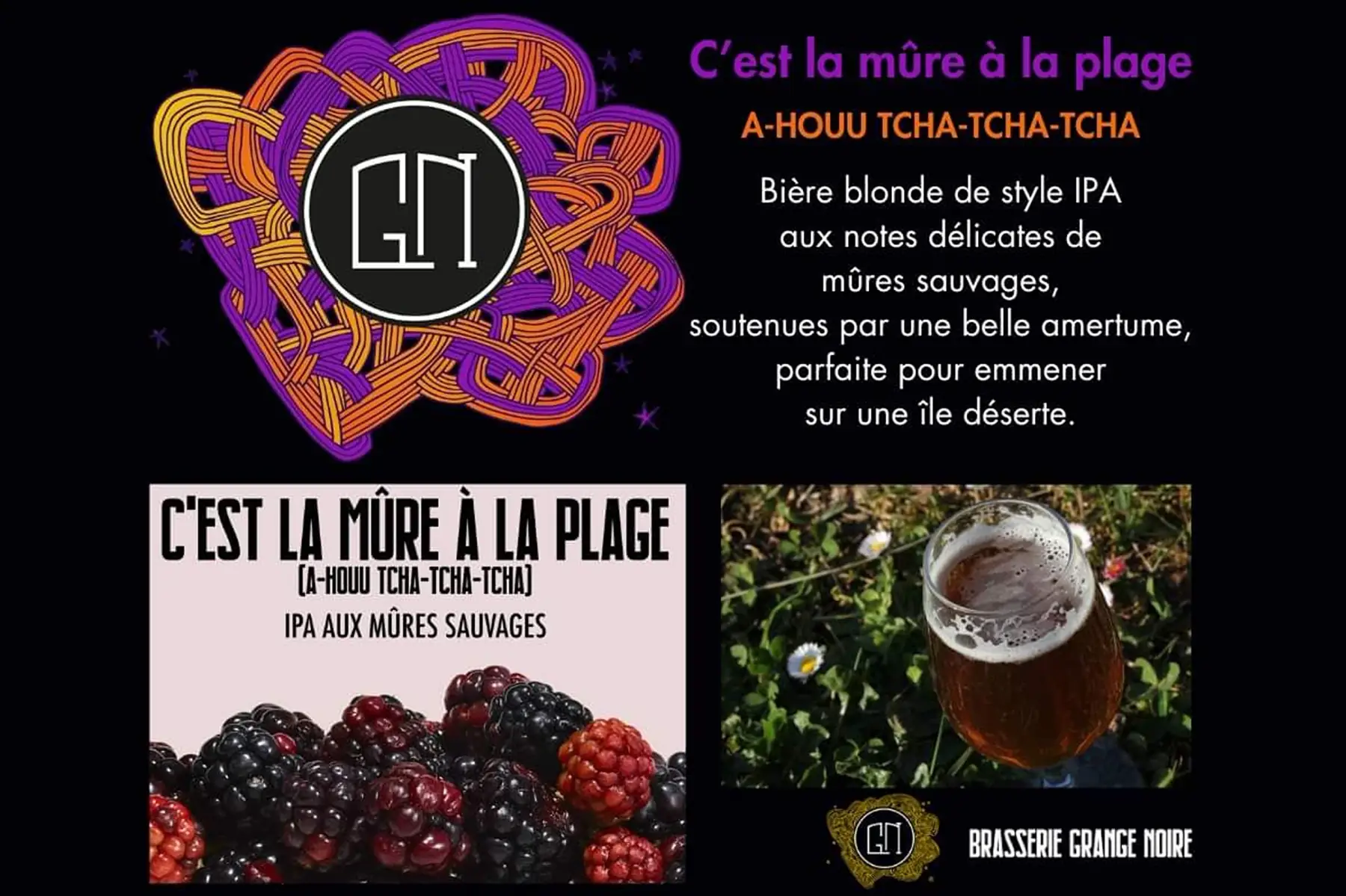 c est la mûre à la plage