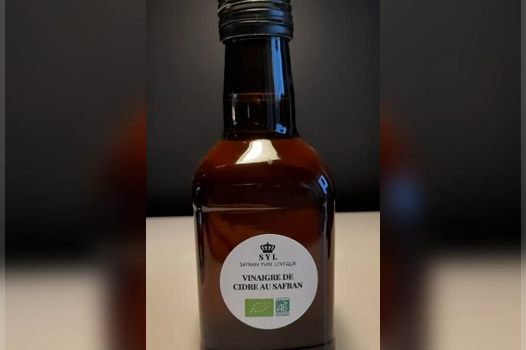 vinaigre de cidre au safran