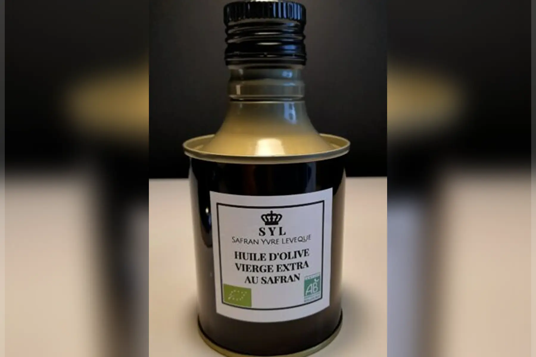 huile d'olive vierge extra au safran bio