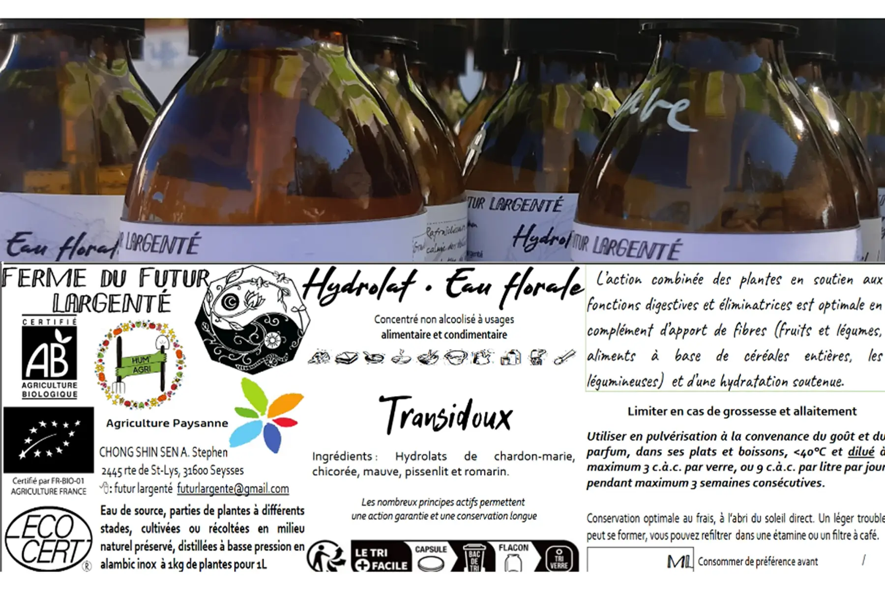 Synergie - Transidoux : Adoucit le passage et l’élimination des aliments.