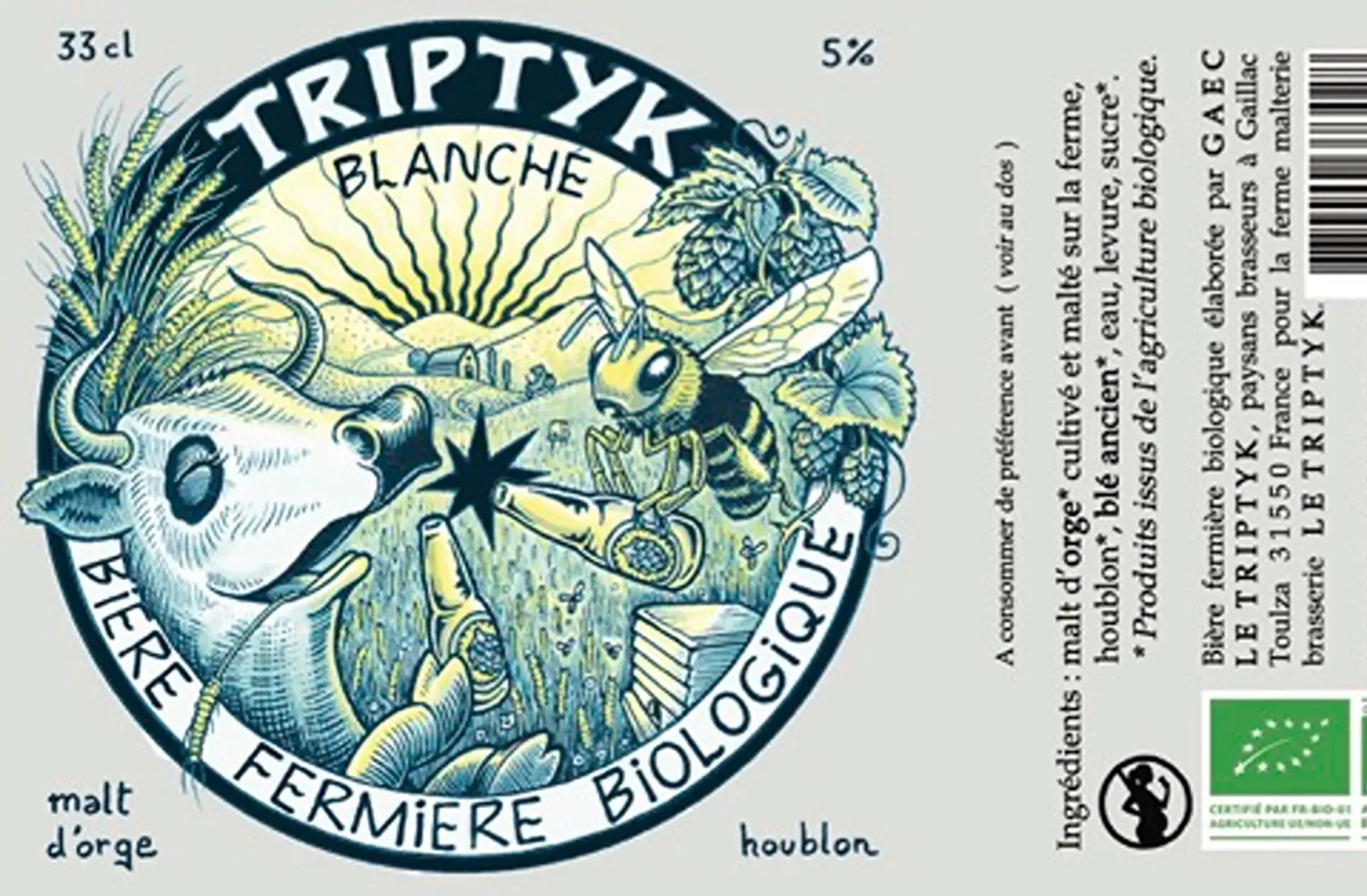 bière blanche aux blés anciens 75 cl
