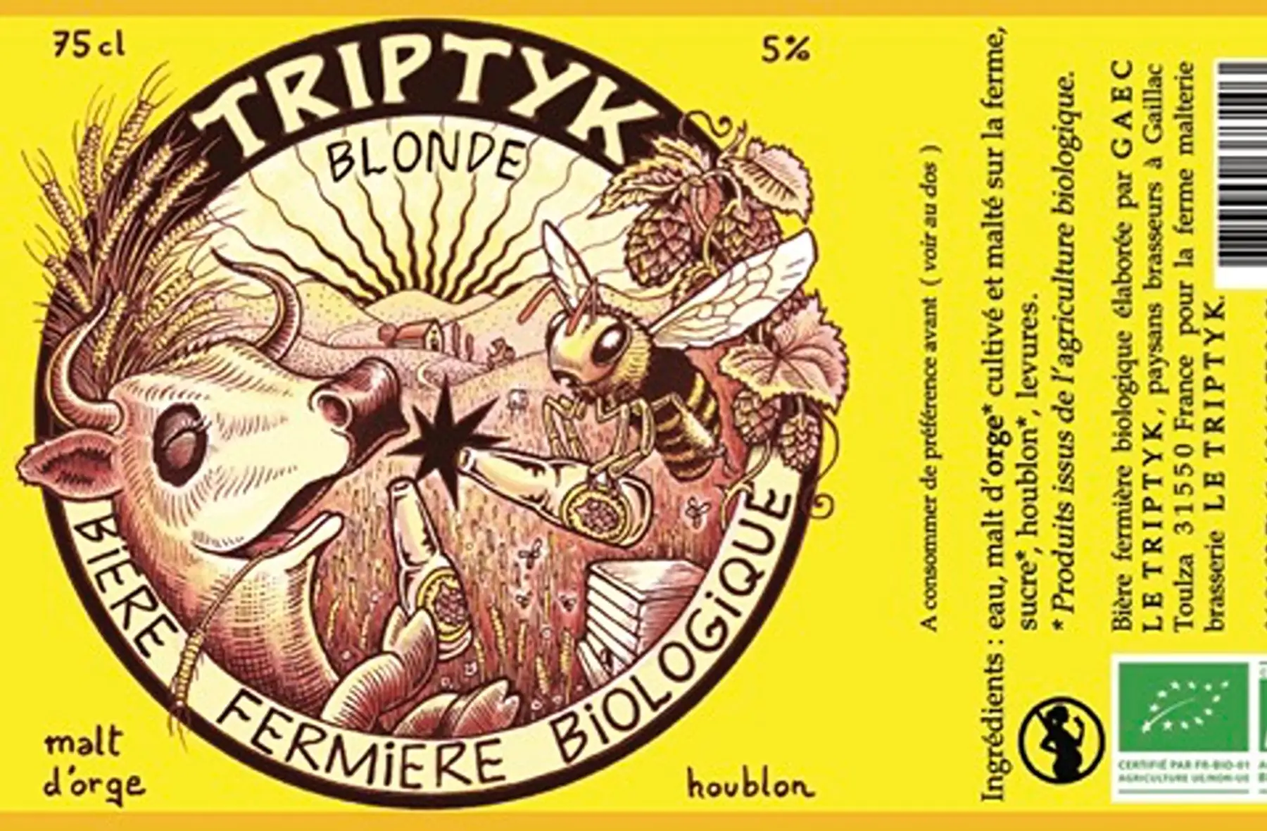 bière blonde 75 cl