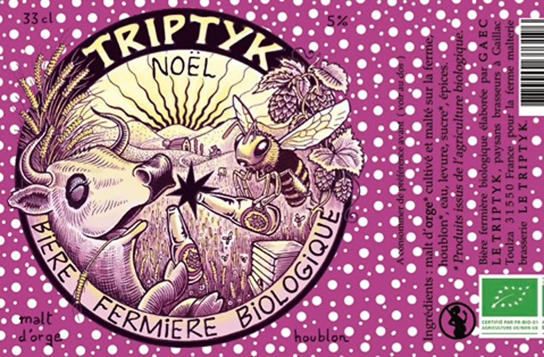 bière de noël 75 cl