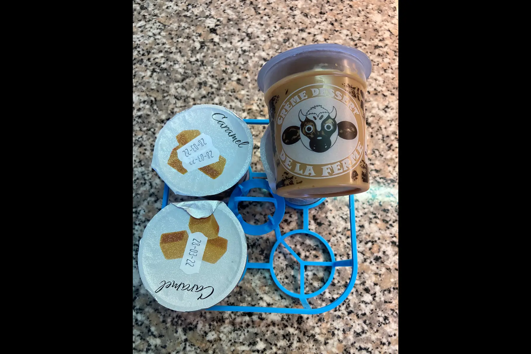 pack de 4 crèmes dessert caramel