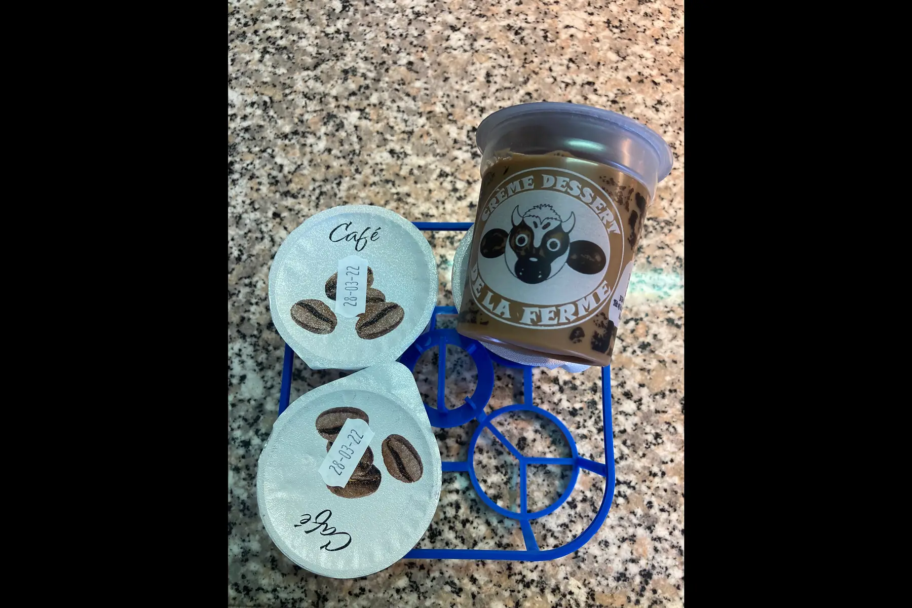 pack de 4 crèmes dessert café