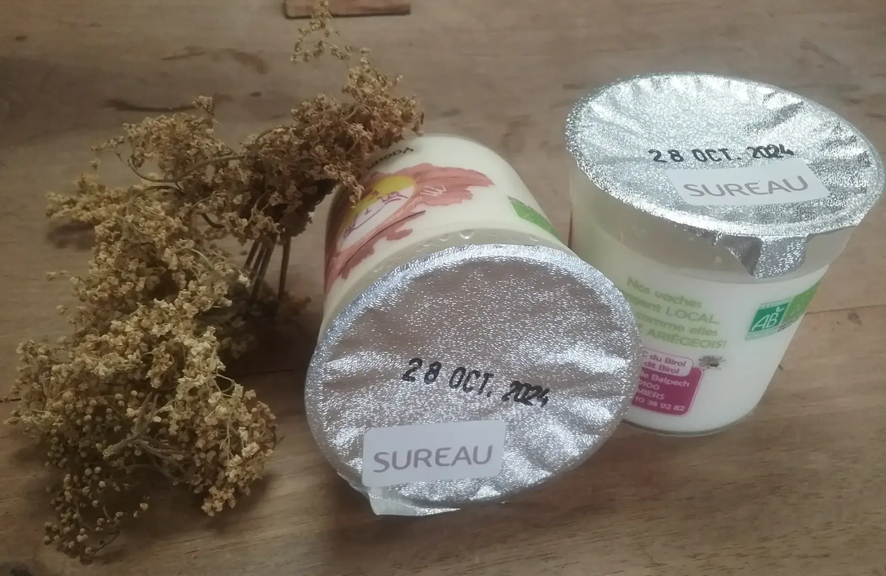 yaourt infusé au sureau